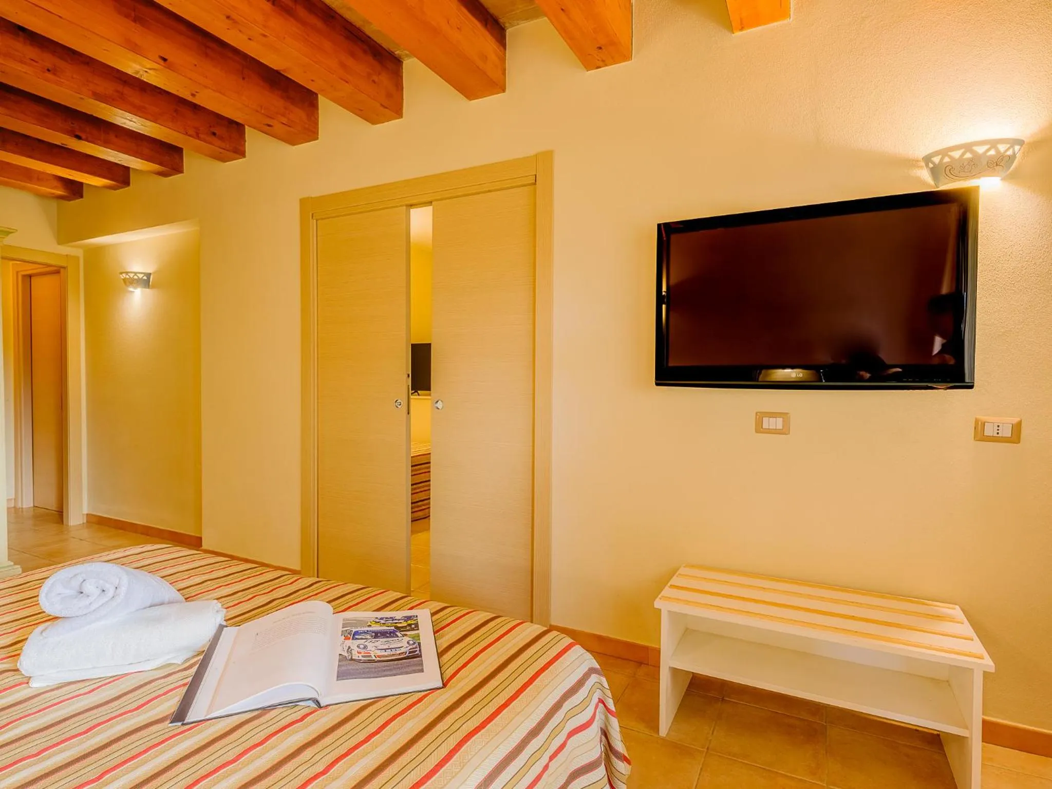 Bed in Villa Barbarina Nature Resort