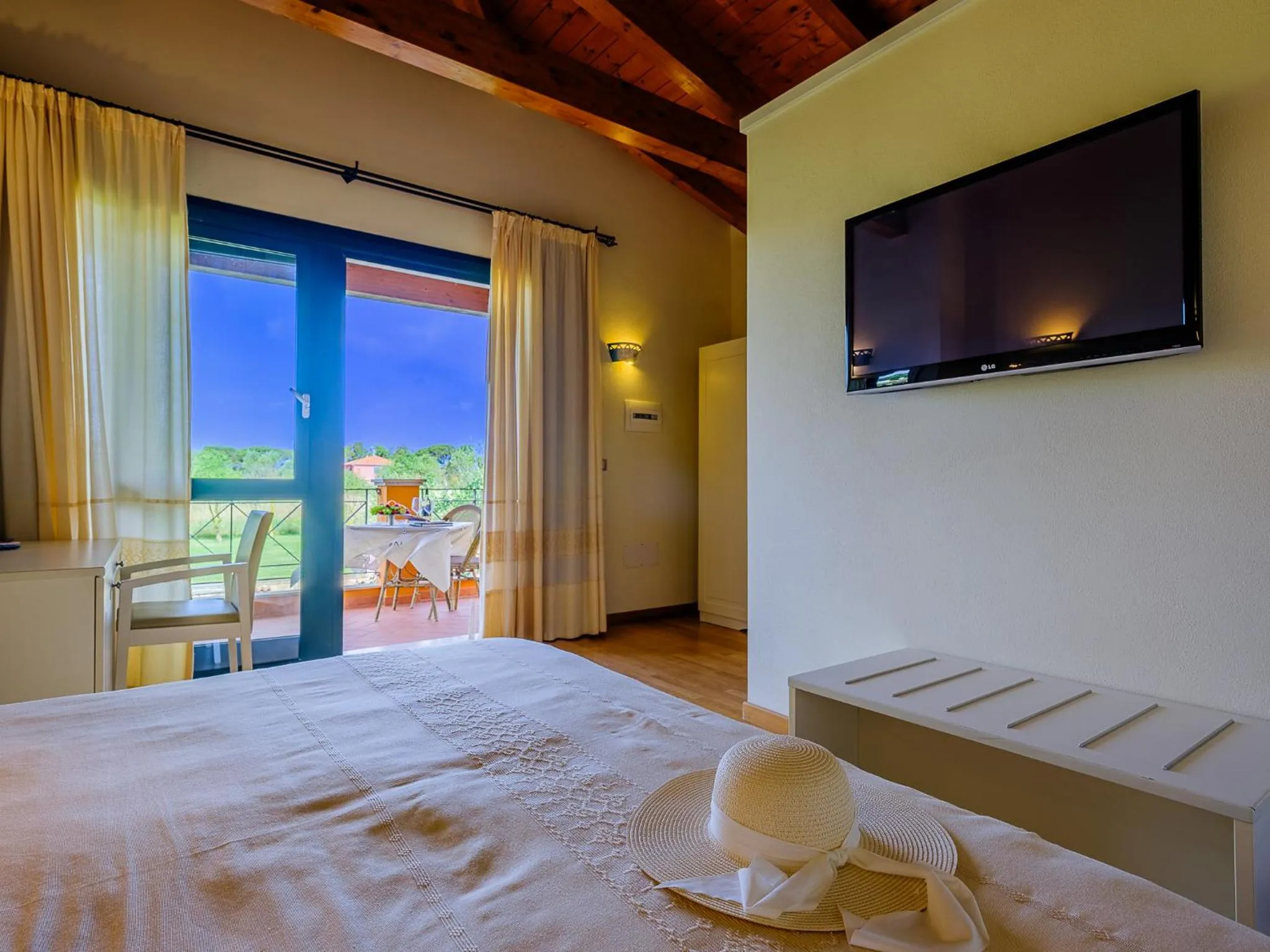 Bed in Villa Barbarina Nature Resort