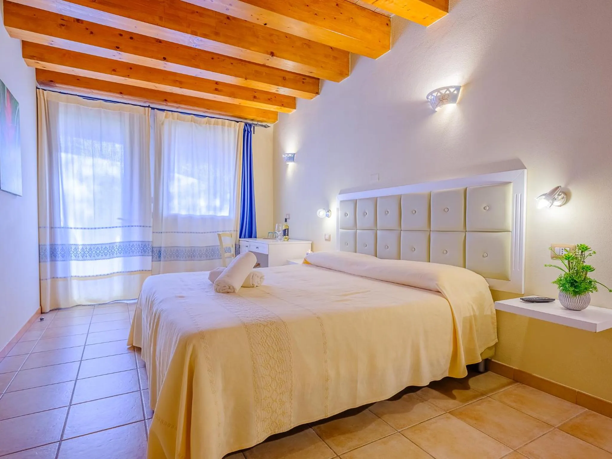 Bed in Villa Barbarina Nature Resort