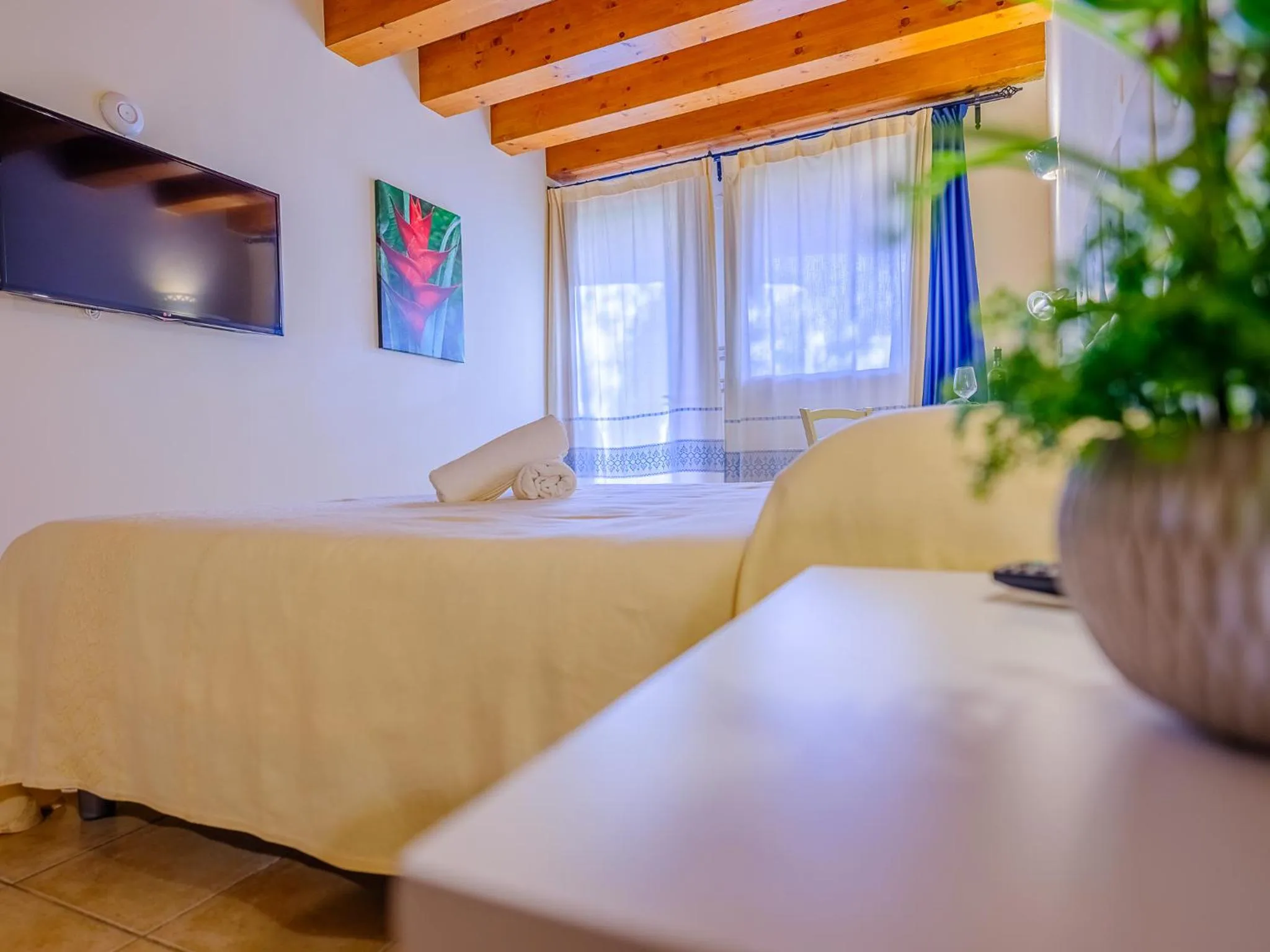 Bed in Villa Barbarina Nature Resort