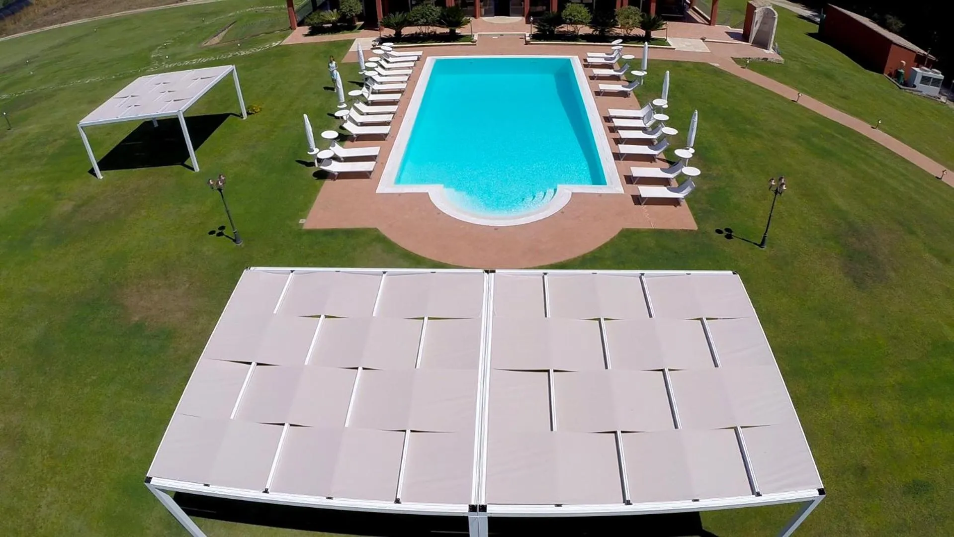 Pool view in Villa Barbarina Nature Resort