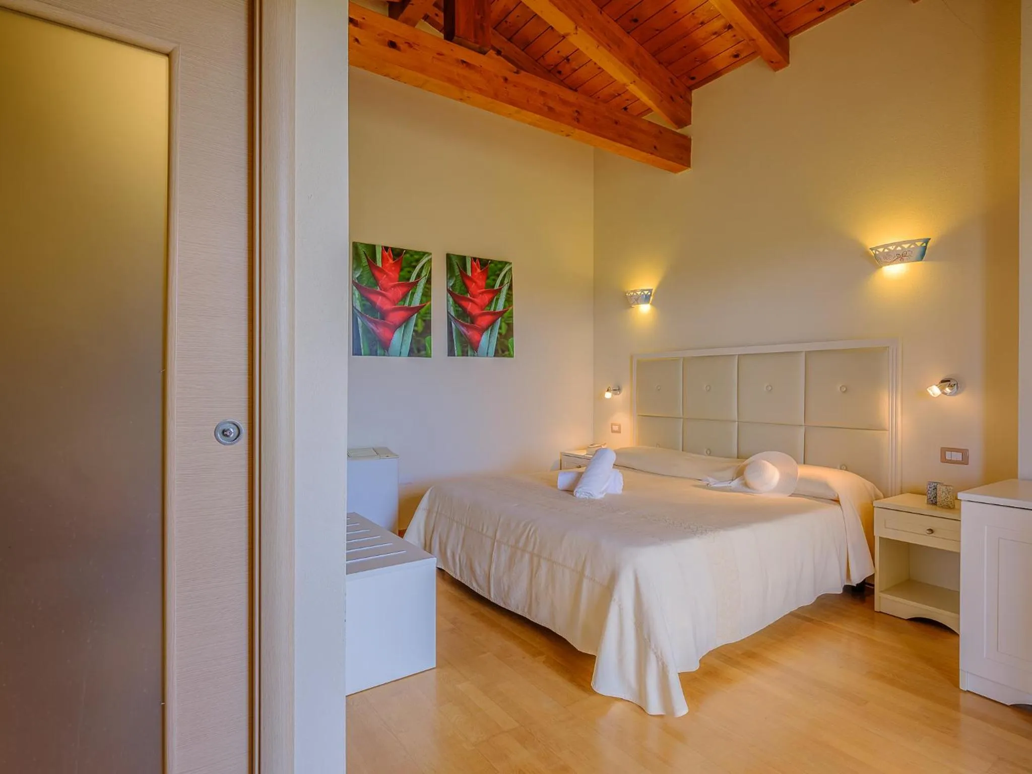 Bed in Villa Barbarina Nature Resort