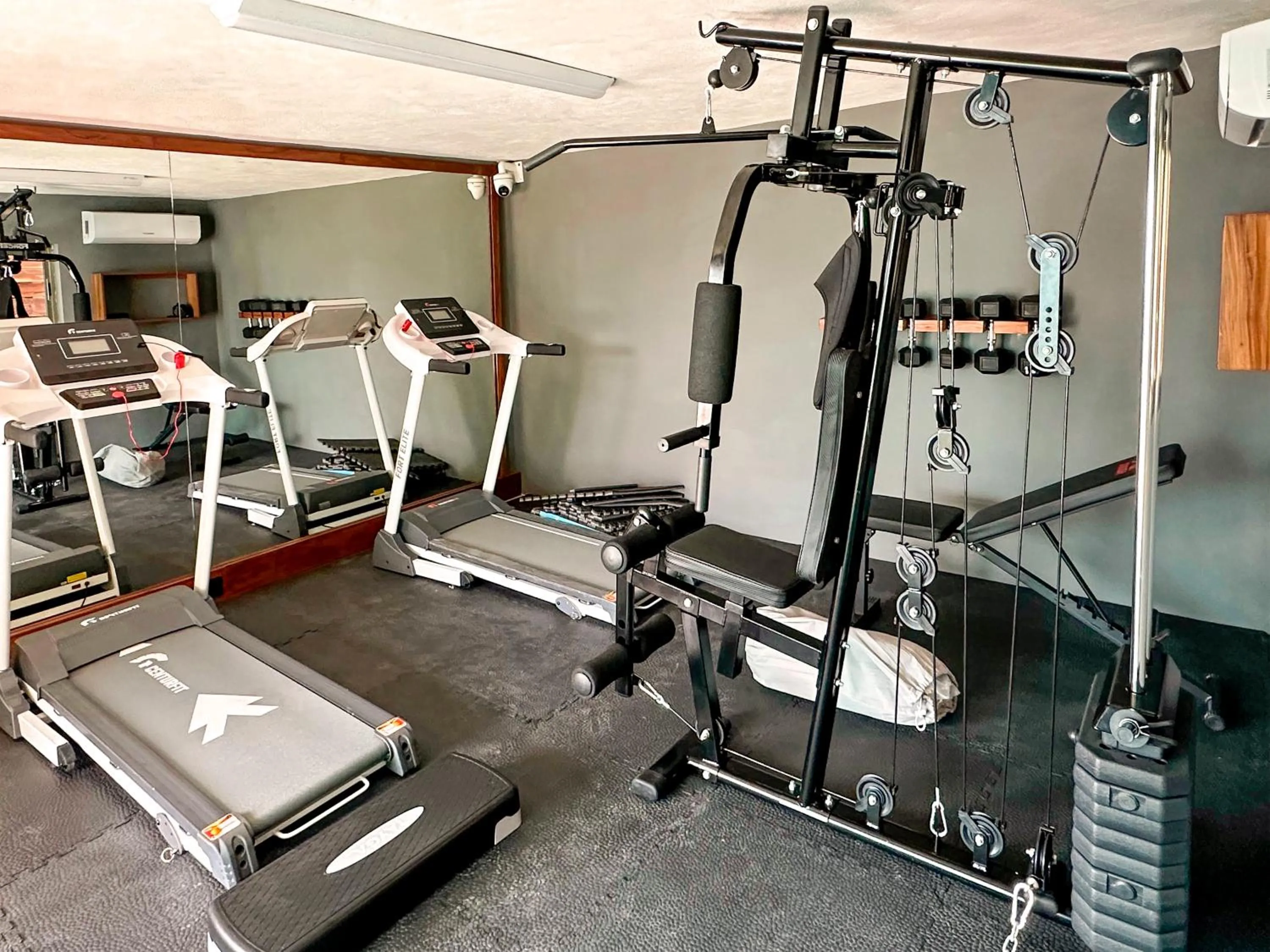 Fitness centre/facilities in Zelune Luxury Lagoon Resort Bacalar - Adults Only