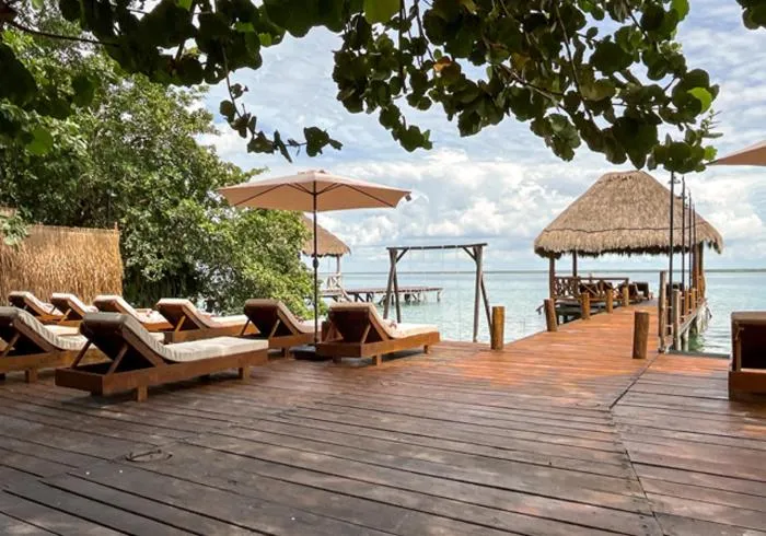 Property building in Zelune Luxury Lagoon Resort Bacalar - Adults Only