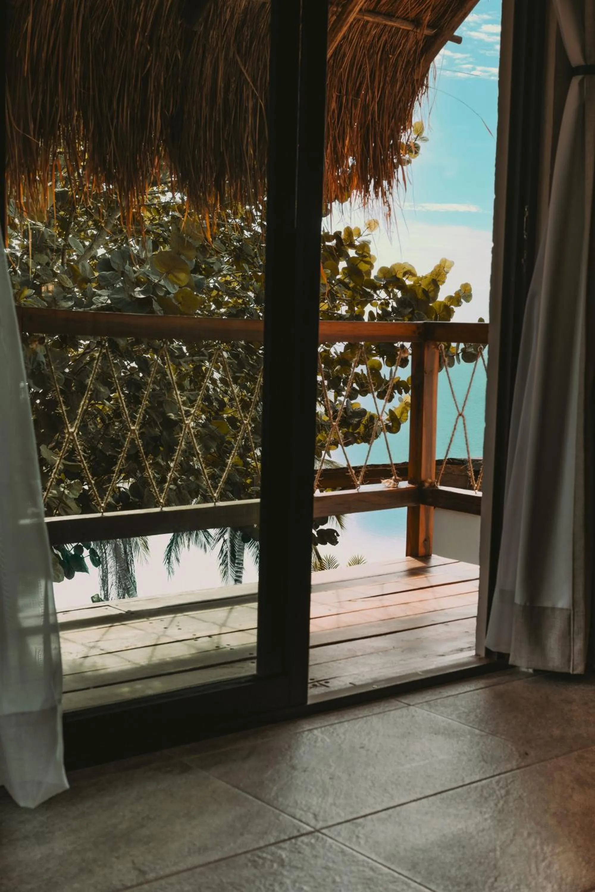 Balcony/Terrace in Zelune Luxury Lagoon Resort Bacalar - Adults Only