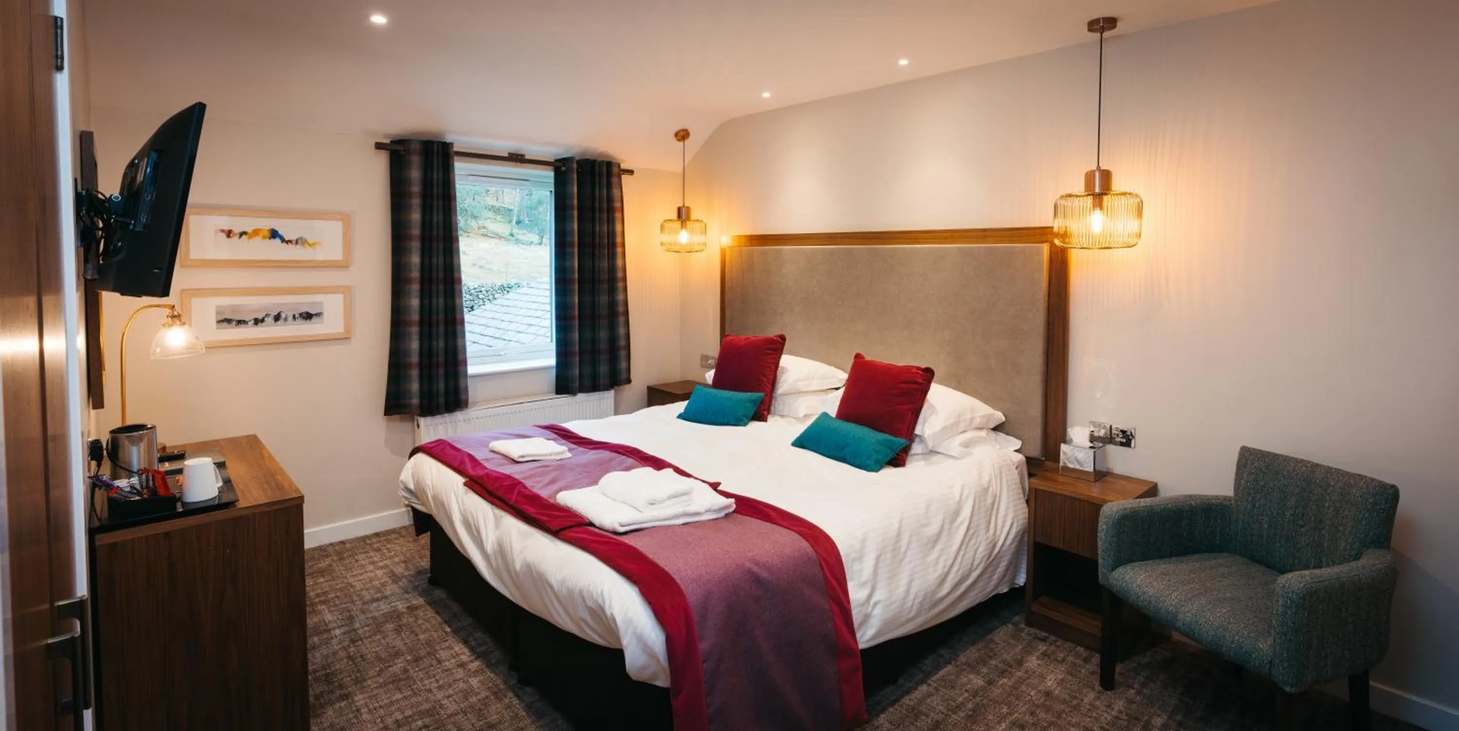 Bedroom, Bed in Glaramara Hotel