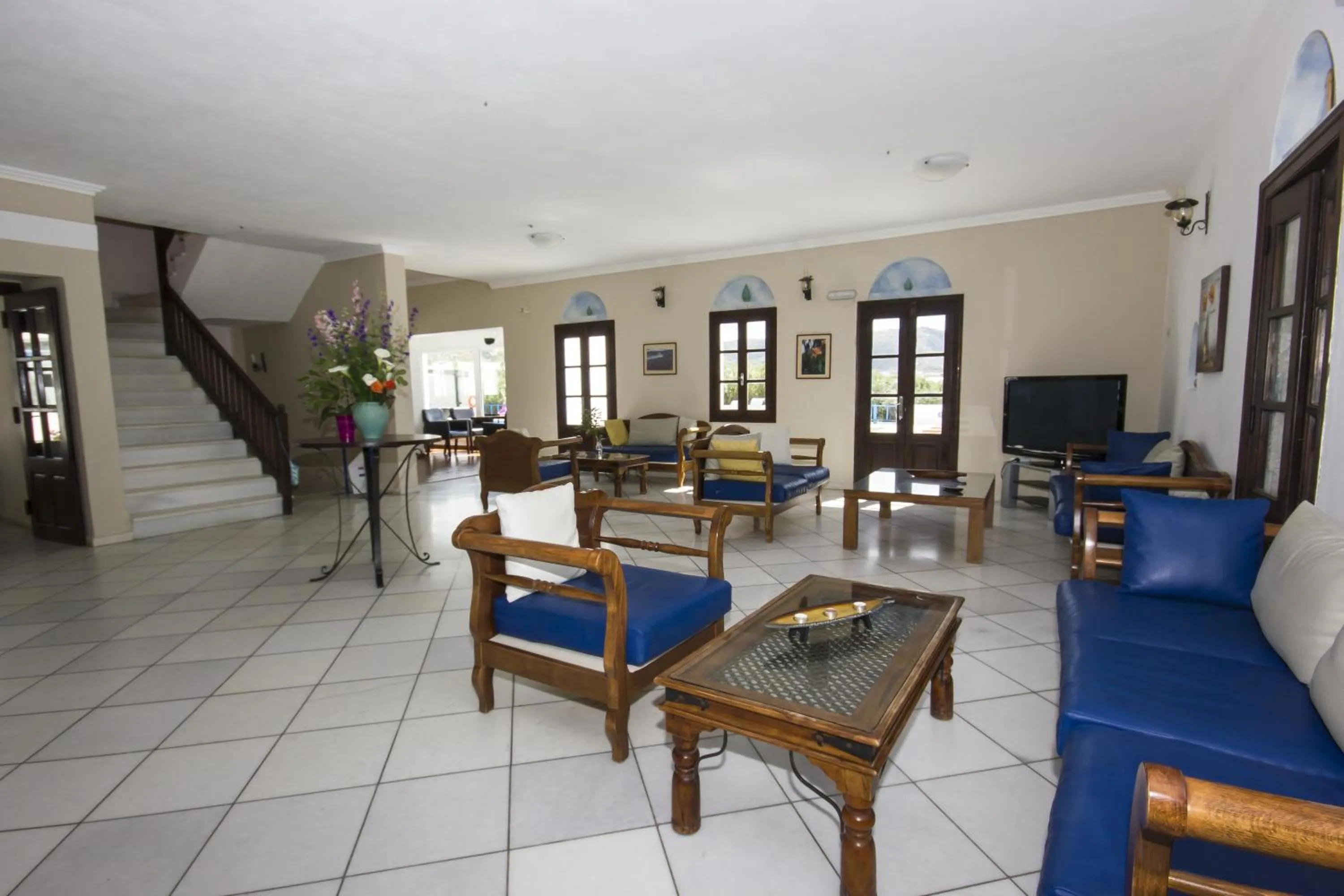 Lobby or reception in Naxos Holidays