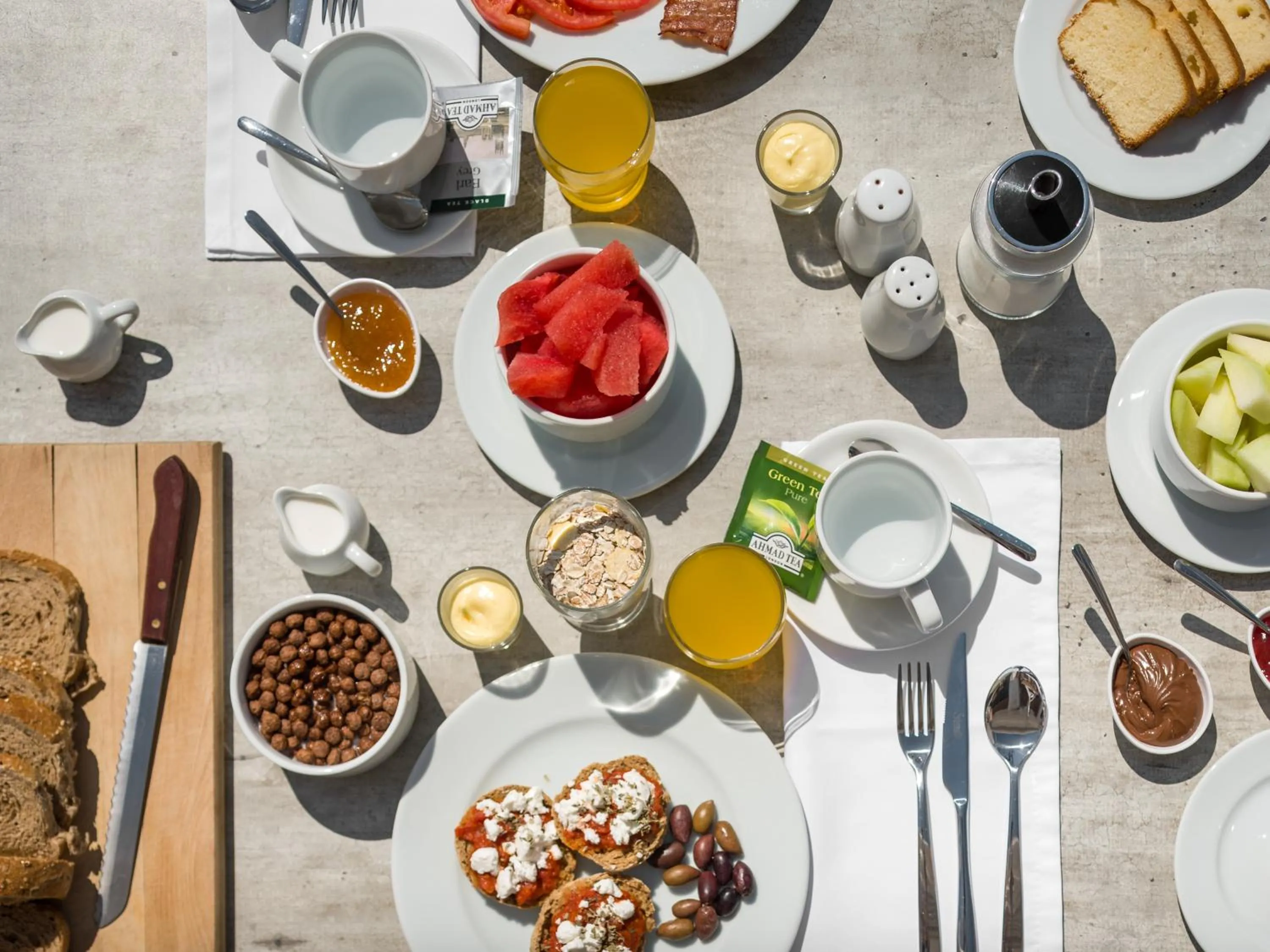 Food in Ariadne Hotel