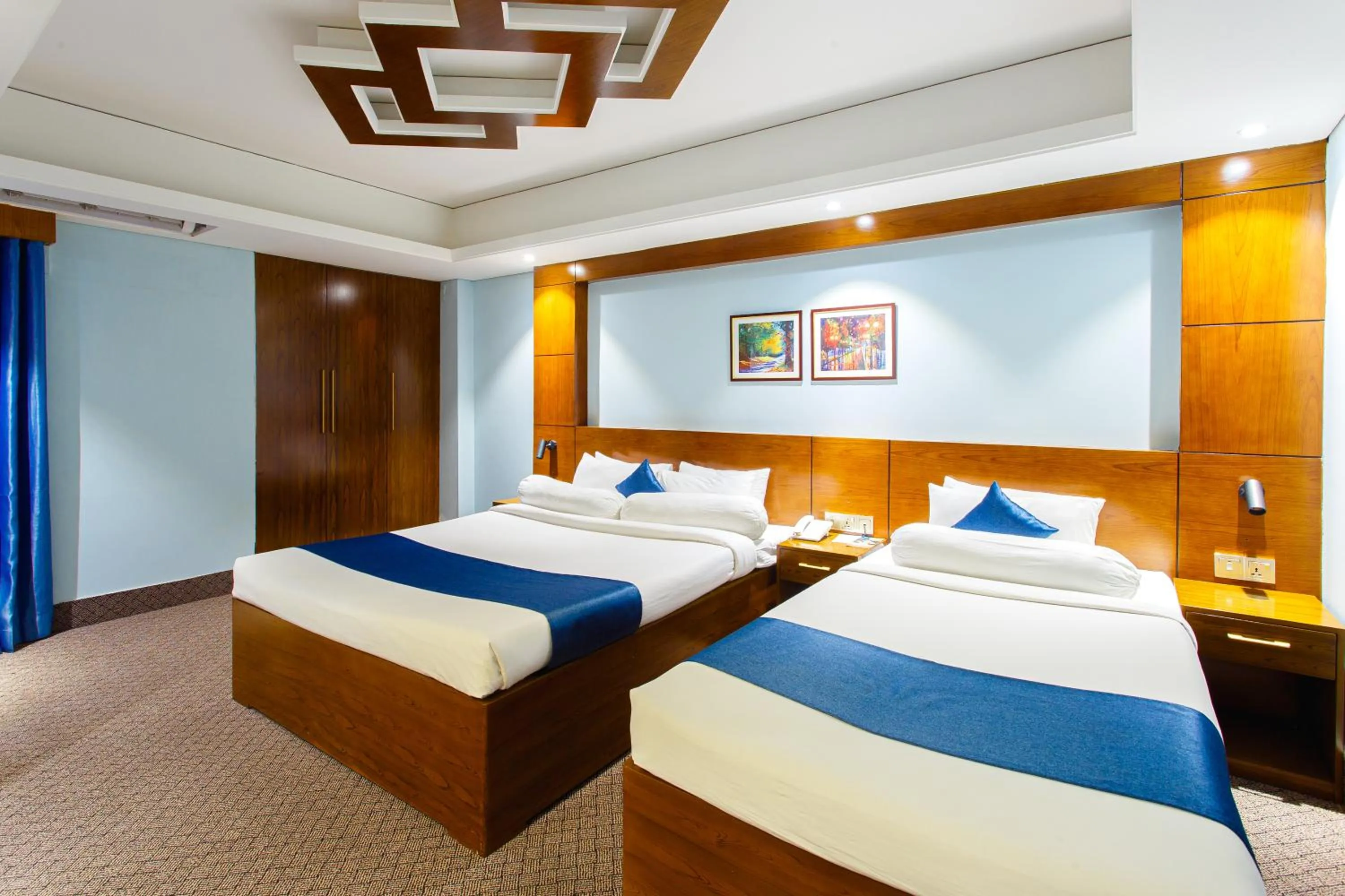 Bed in HOTEL THE CAPITAL LTD.