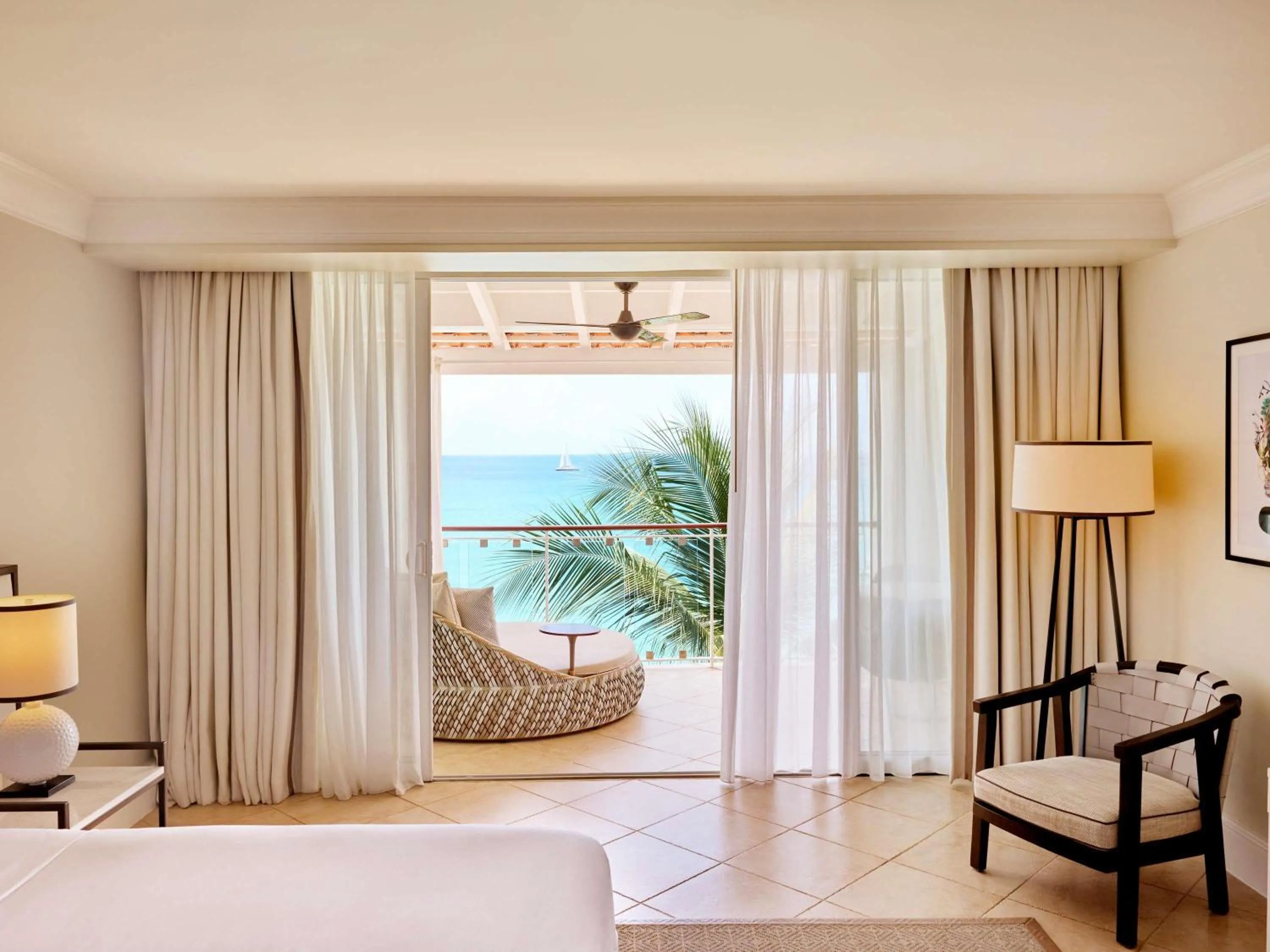 Bedroom, Bed in Fairmont Royal Pavilion Barbados Resort