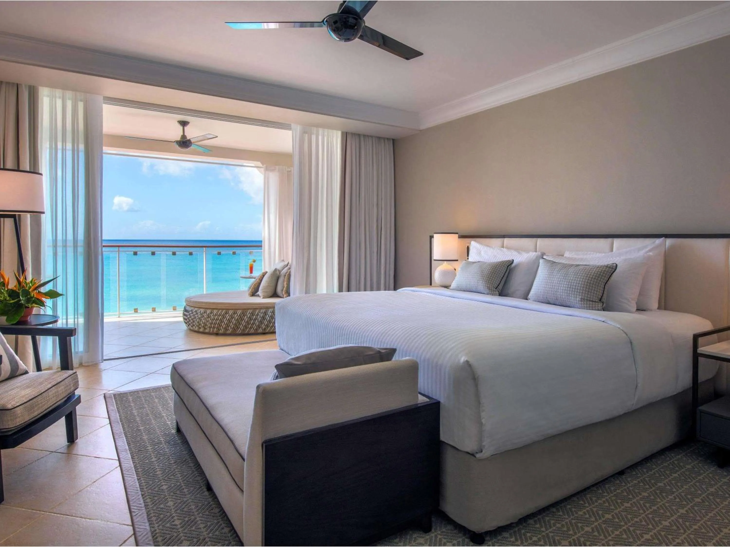 Bedroom, Bed in Fairmont Royal Pavilion Barbados Resort