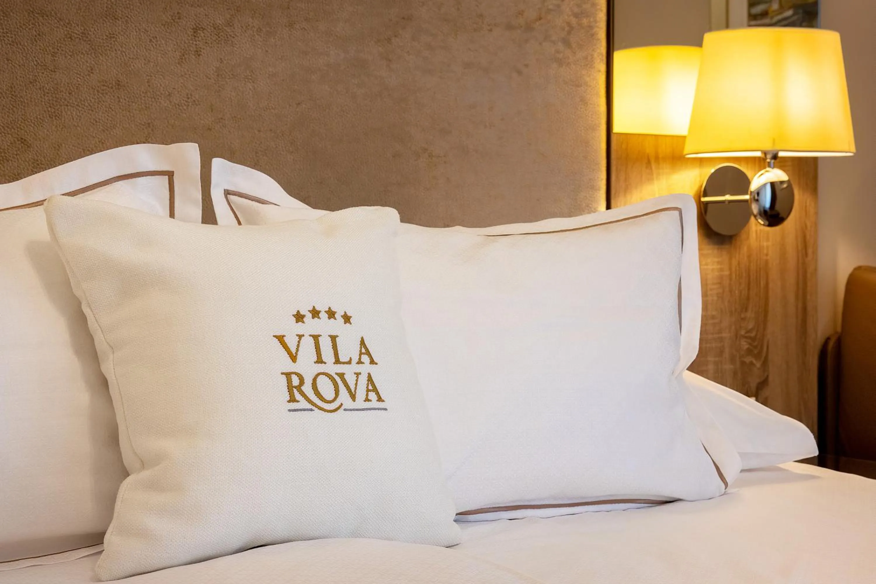 Bed in Hotel Vila Rova