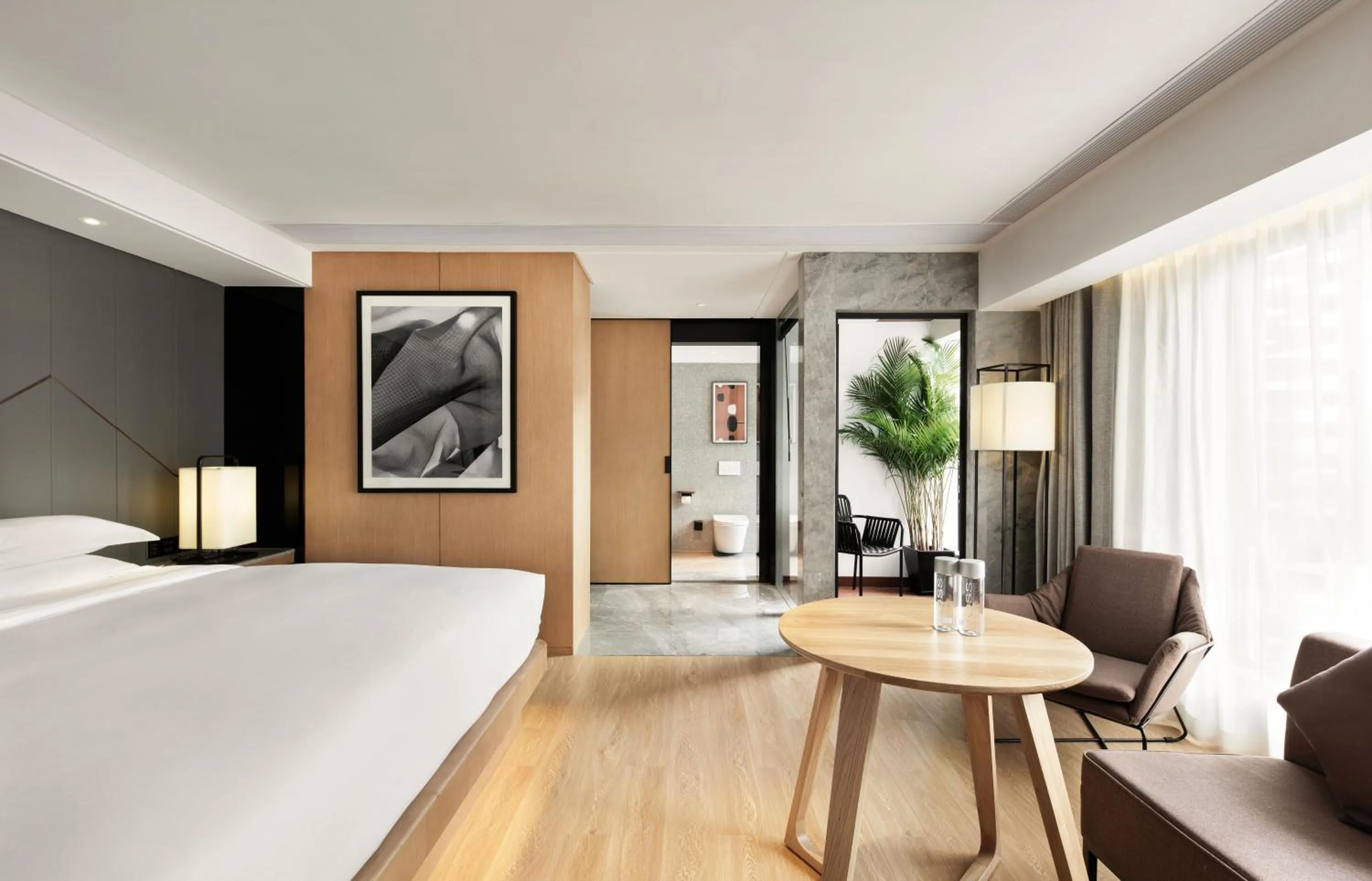 Bed in Haikou S-INN Hotel