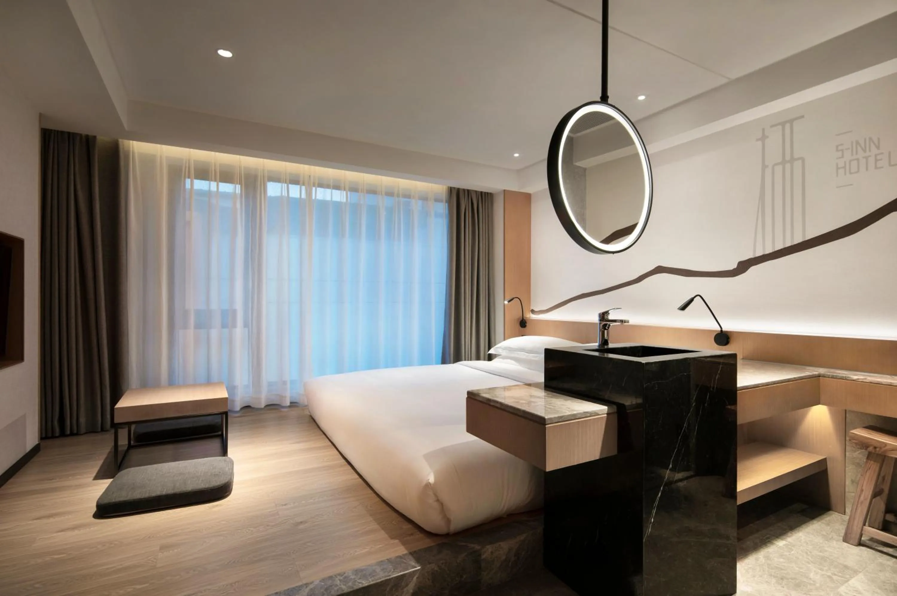 Bed in Haikou S-INN Hotel