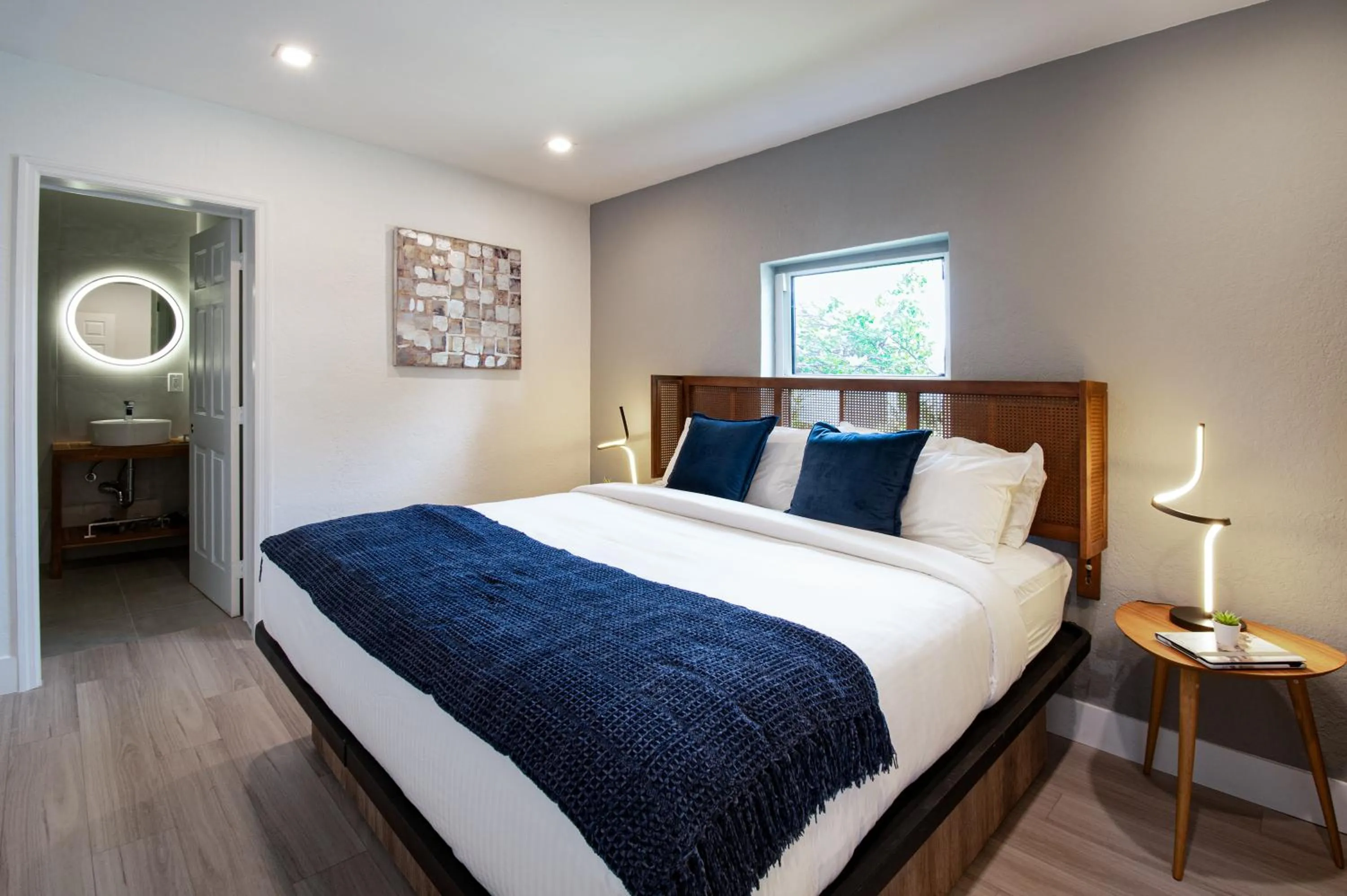 Bed in The Lauderdale Boutique Hotel