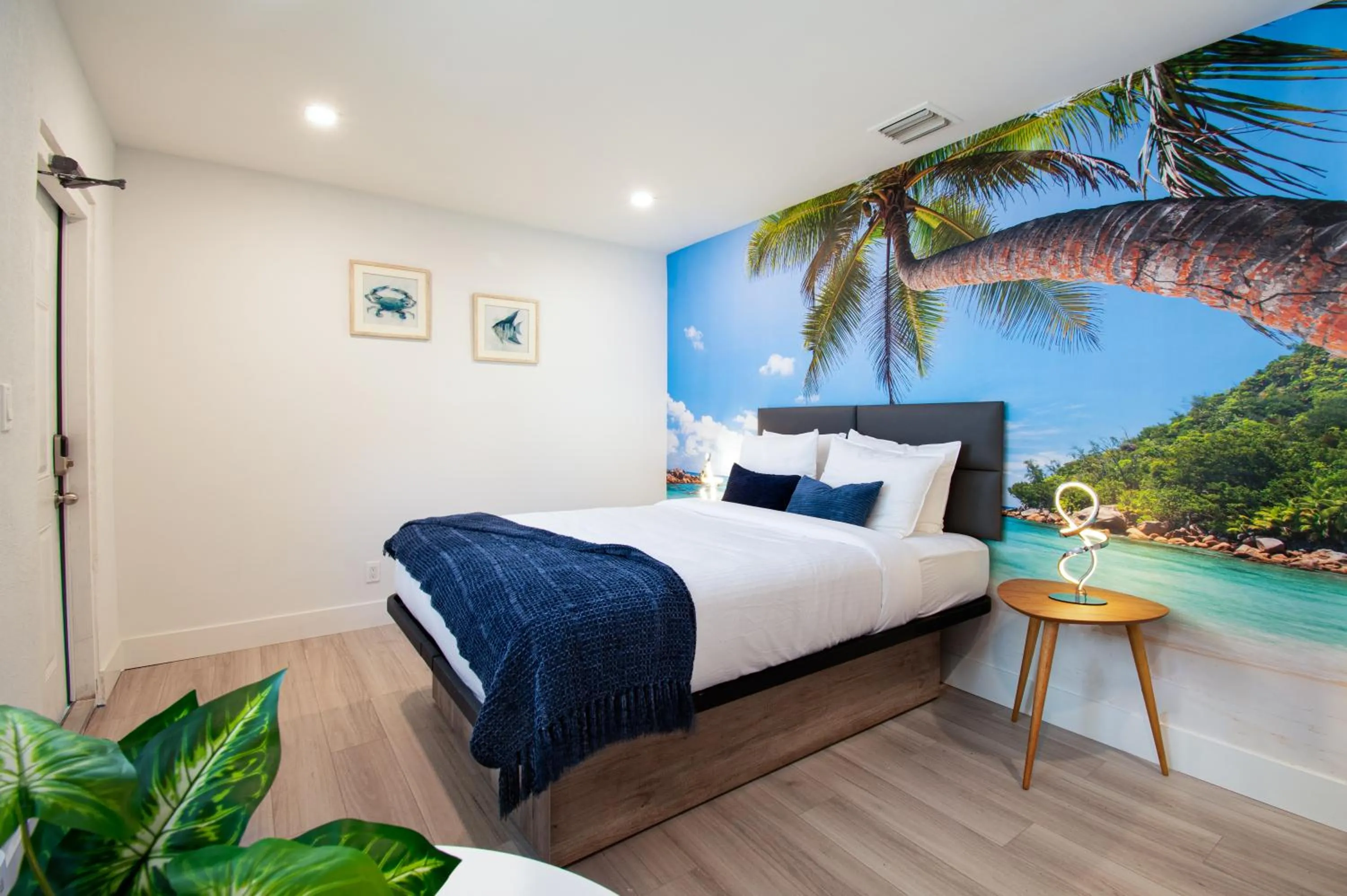 Bed in The Lauderdale Boutique Hotel