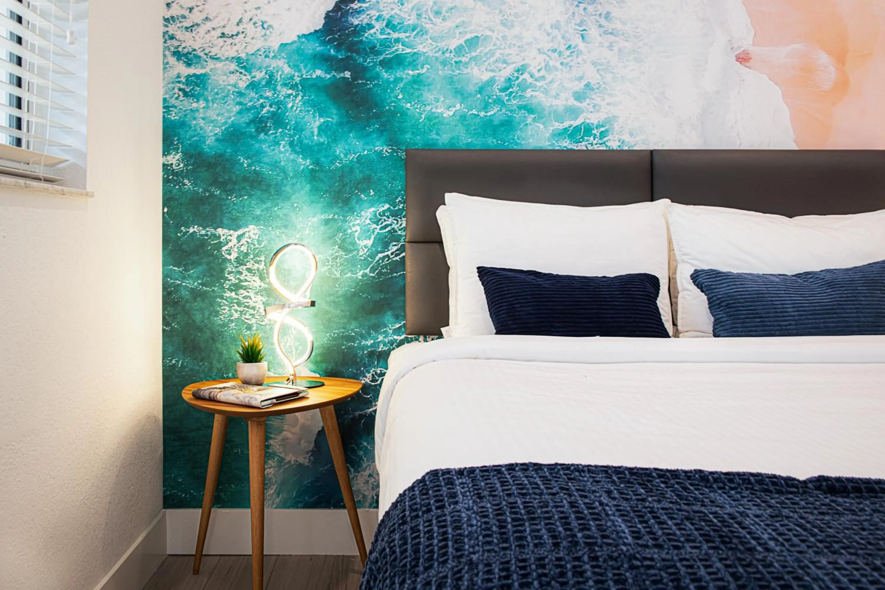 Bed in The Lauderdale Boutique Hotel