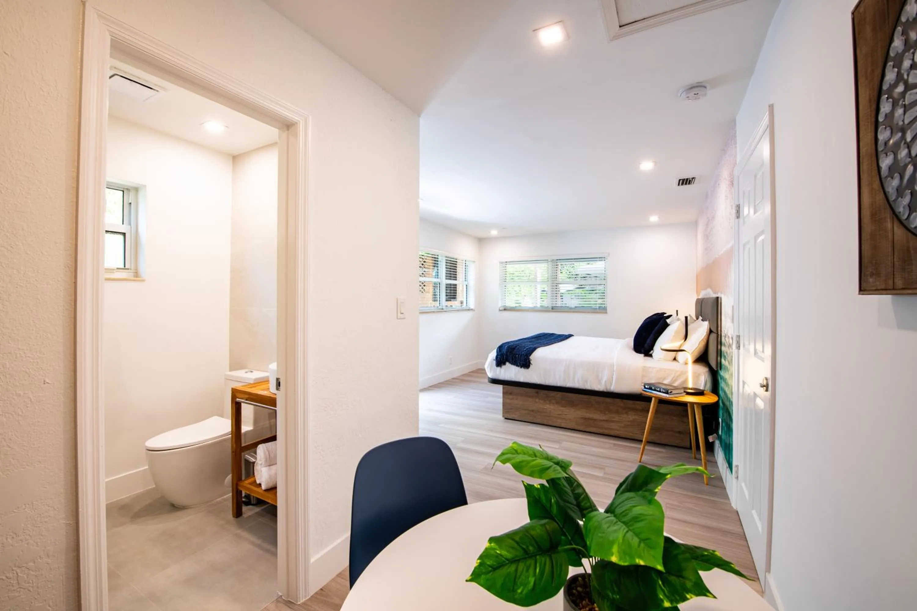 Bed in The Lauderdale Boutique Hotel