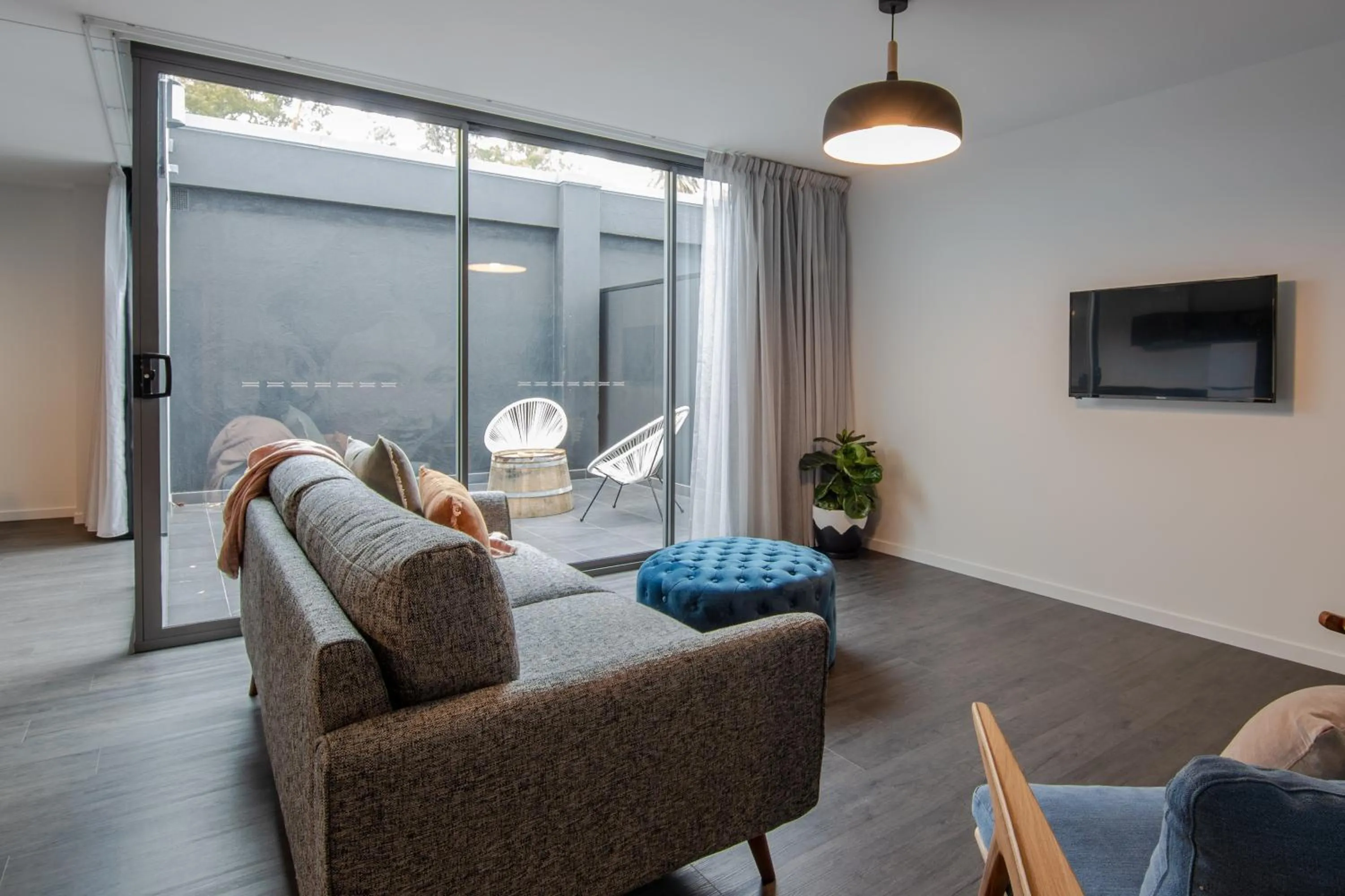 Seating area in Change Overnight