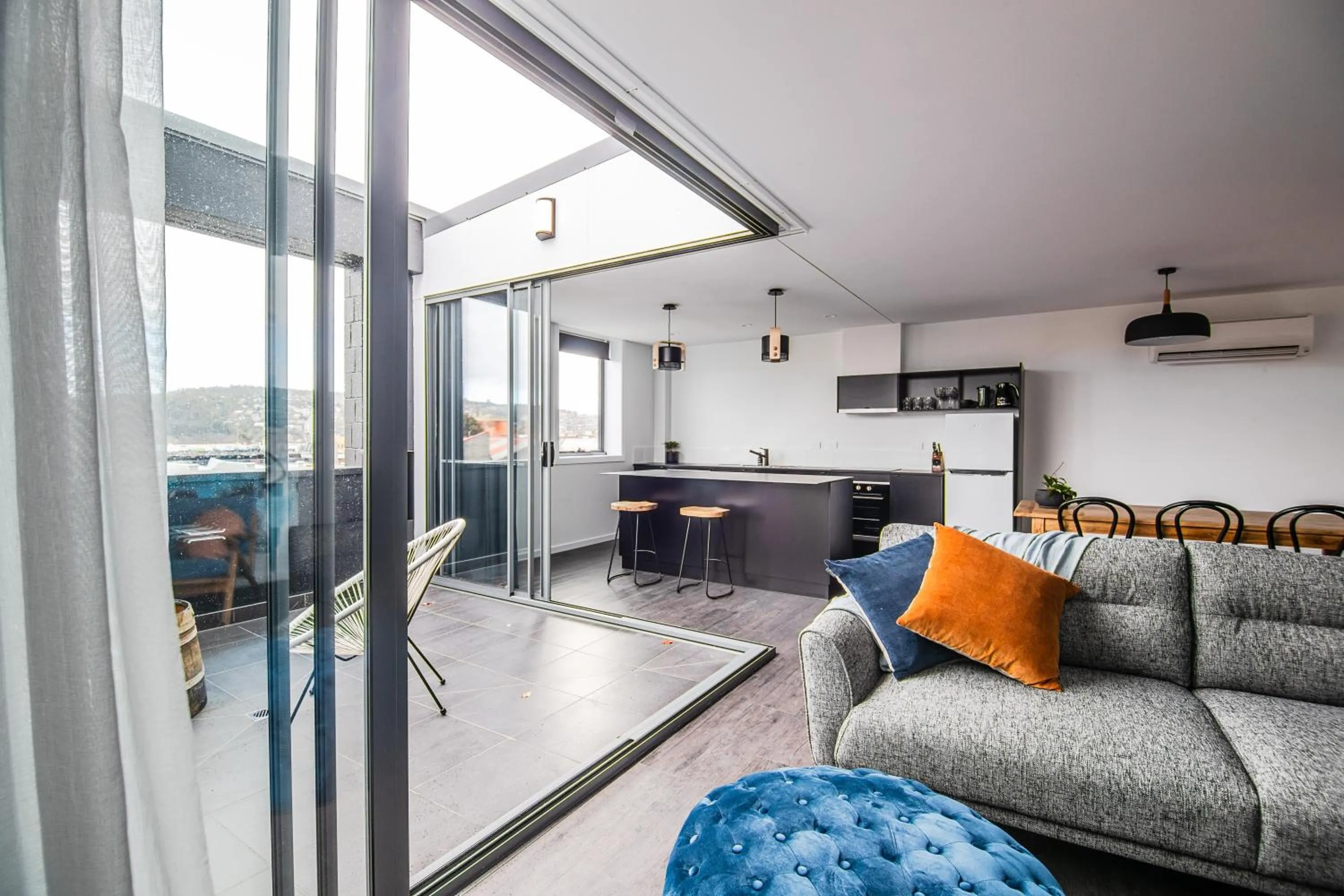 Seating area in Change Overnight