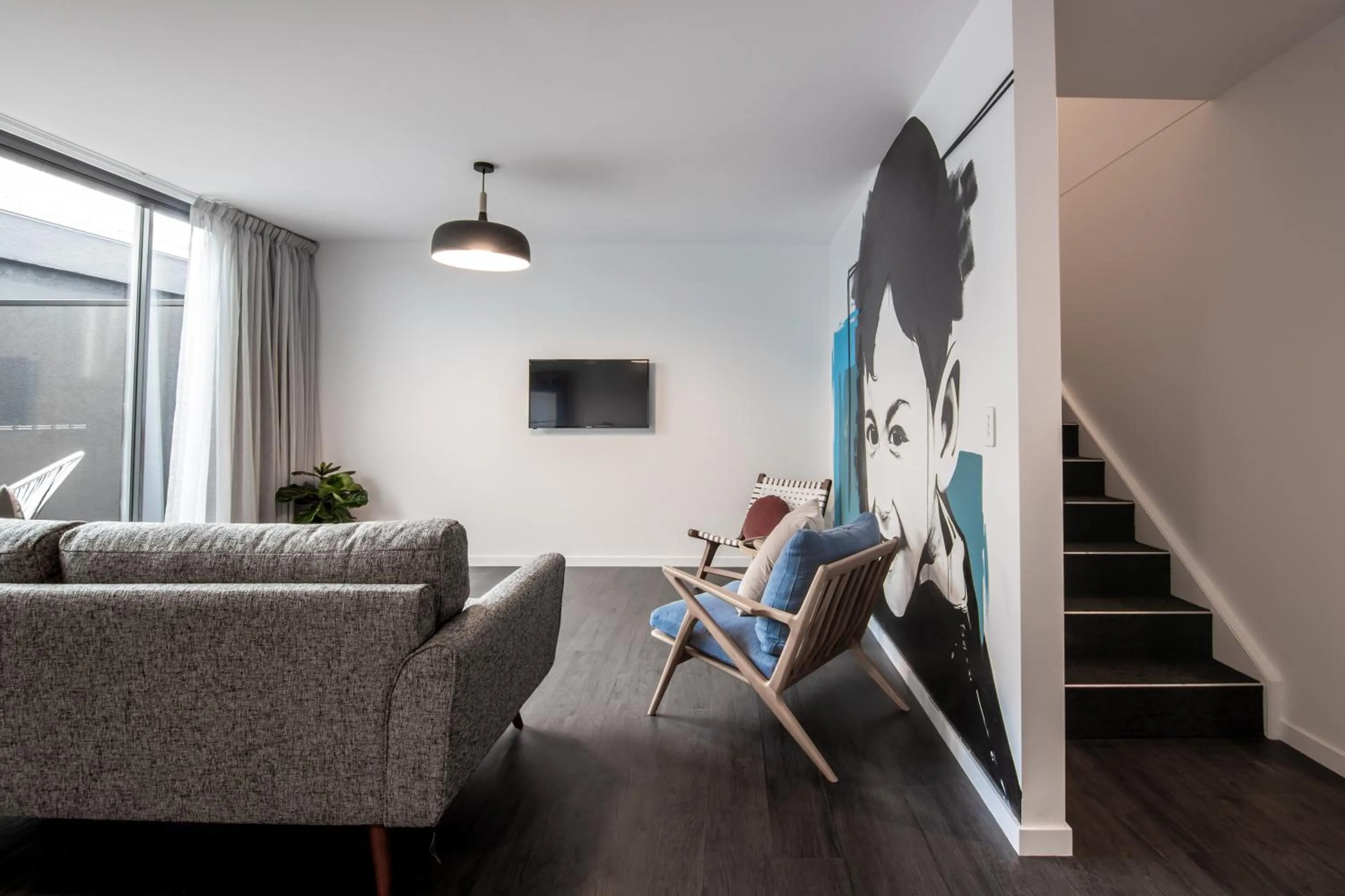 Seating area in Change Overnight