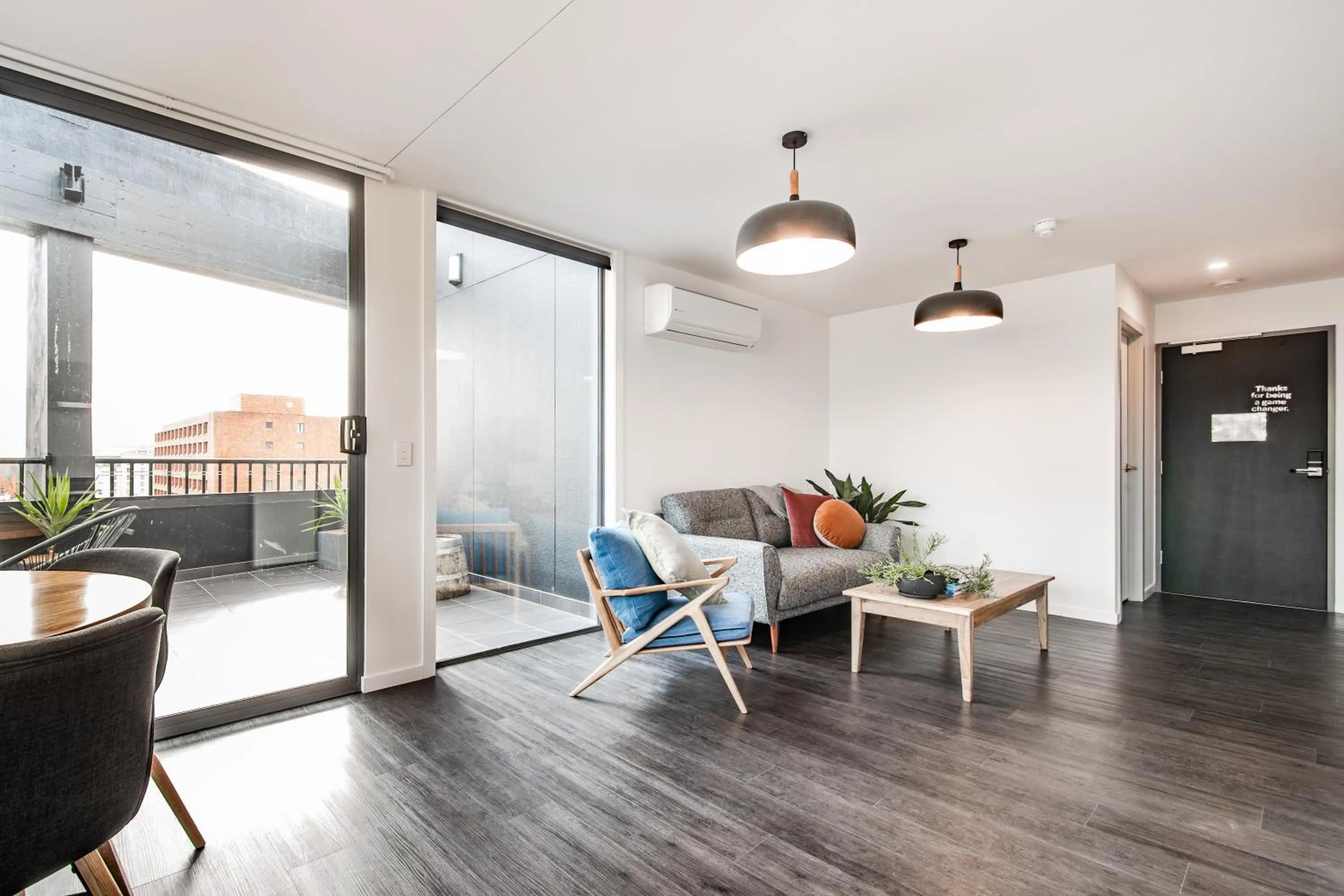 Seating area in Change Overnight