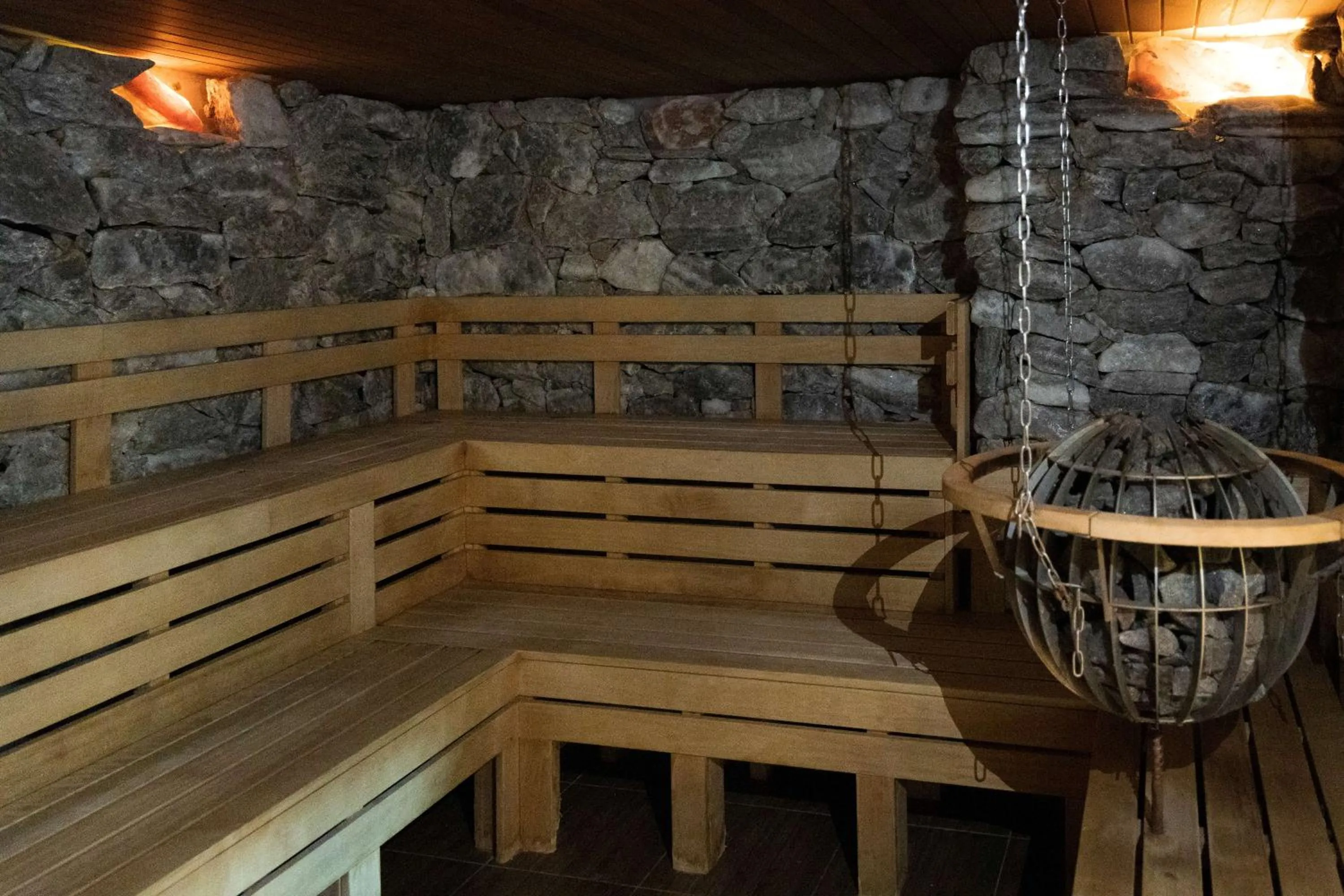 Sauna in Orhideea Residence & Spa