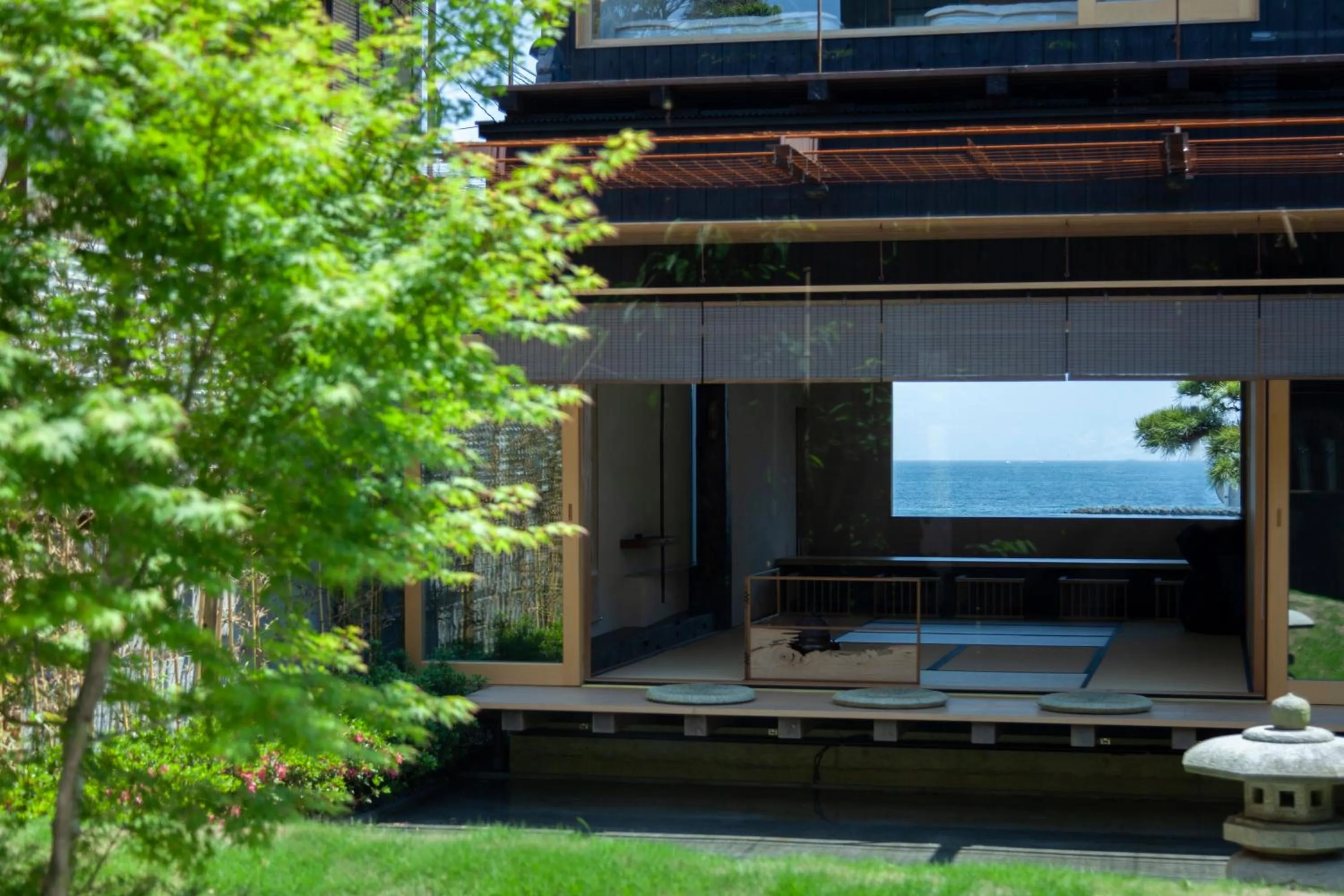 Guests in modern ryokan kishi-ke