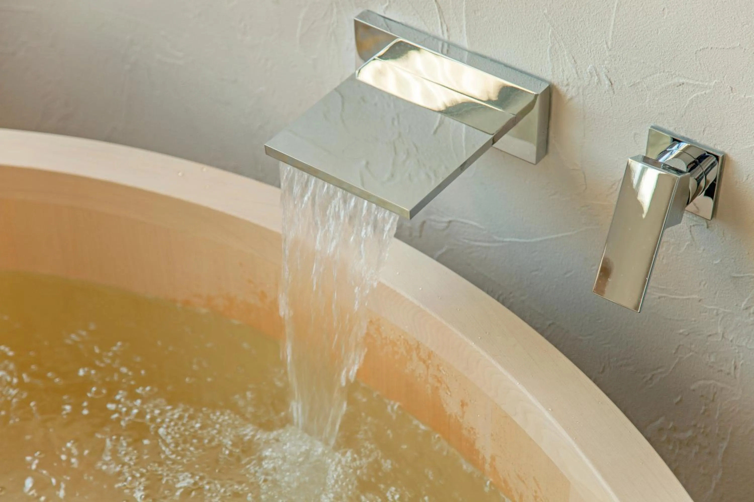 Bathroom in modern ryokan kishi-ke
