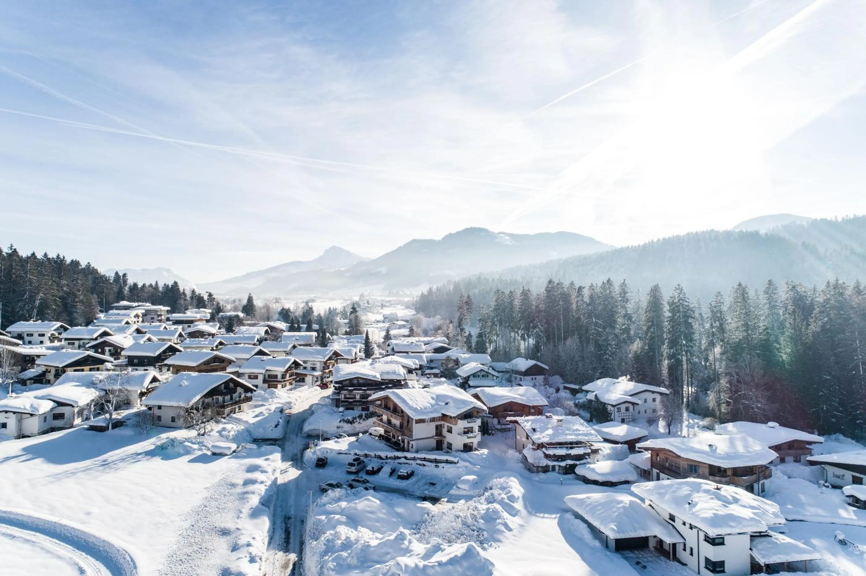 Bird's eye view in Landhotel Föhrenhof Ellmau