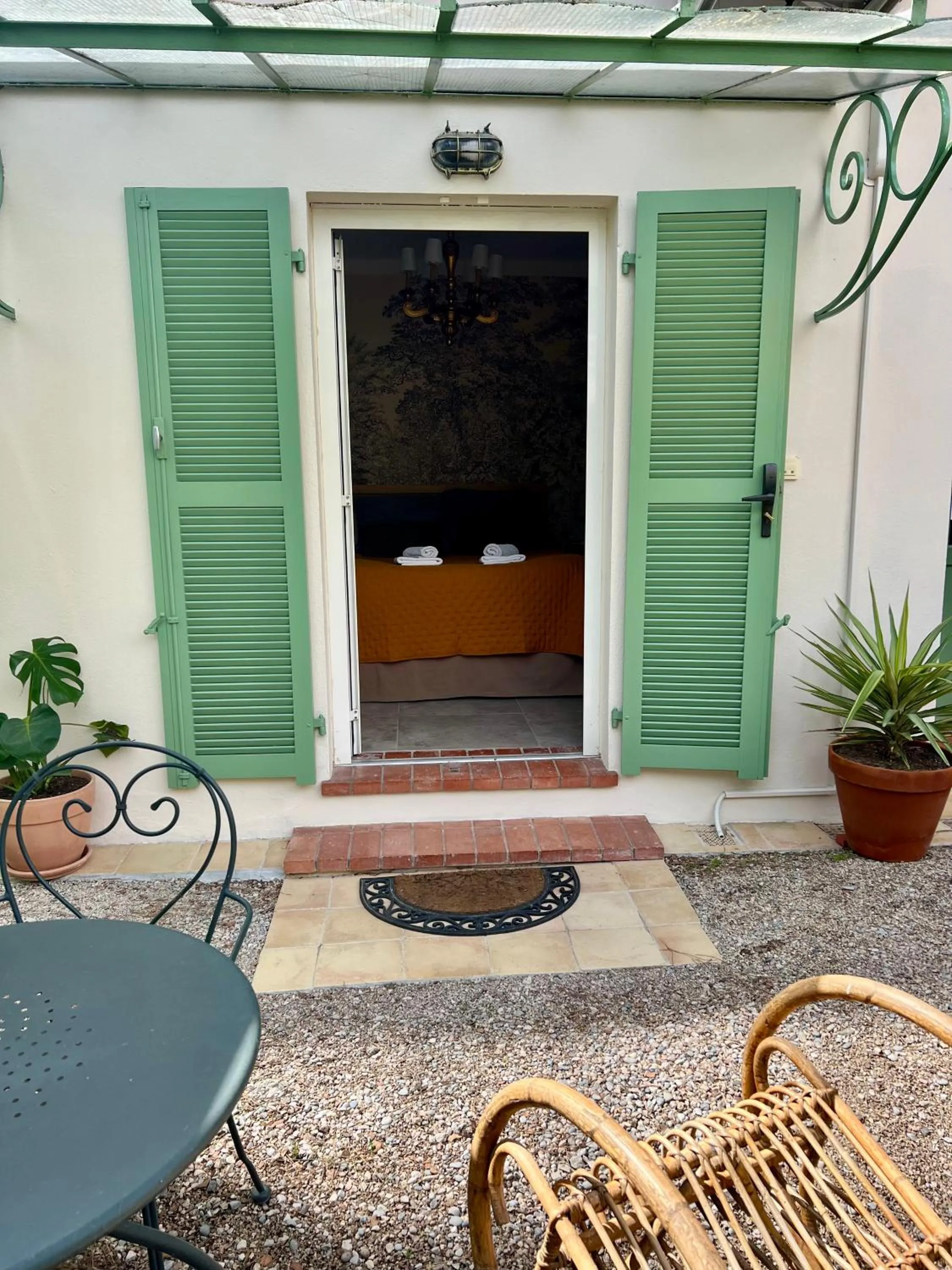 Balcony/Terrace in Hotel Le Ponteil