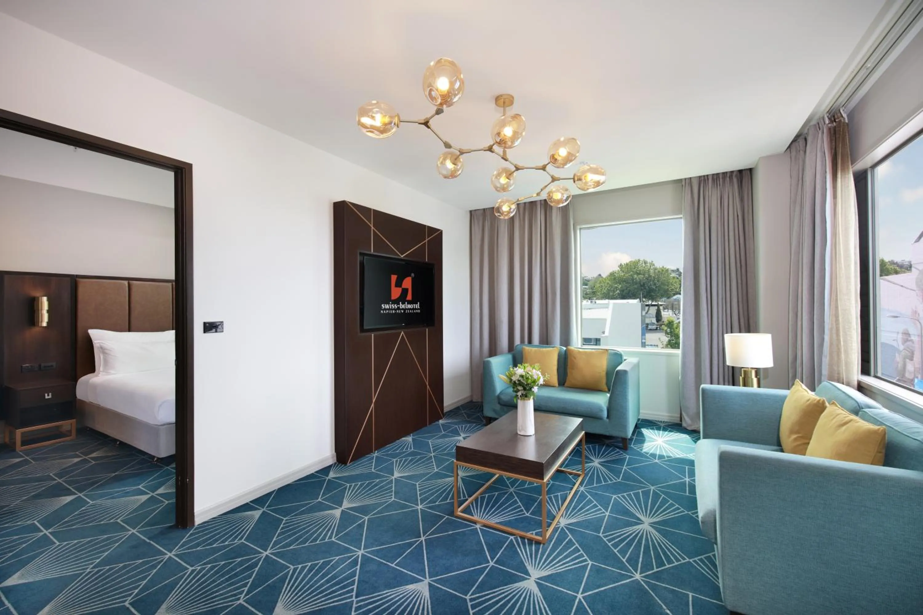 Bed in Swiss-Belhotel Napier