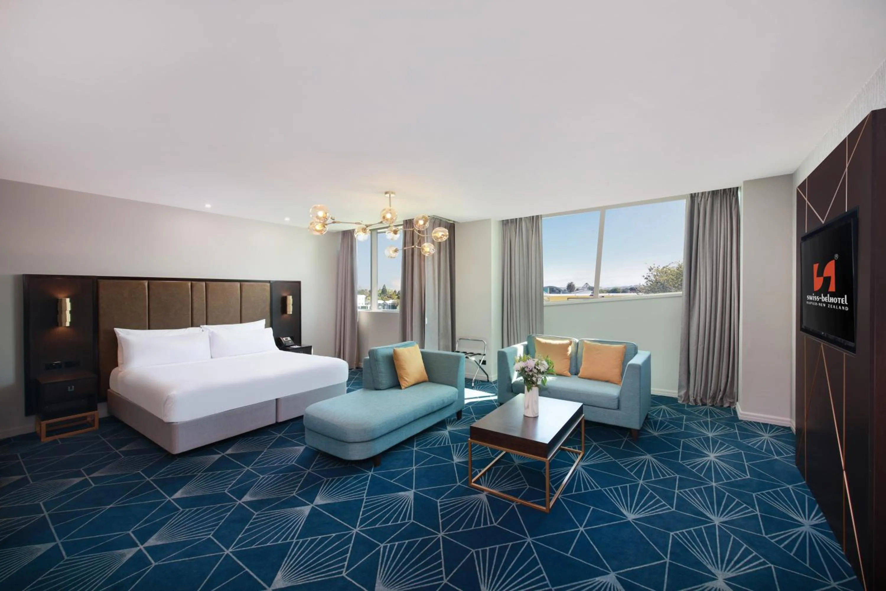 Bed in Swiss-Belhotel Napier