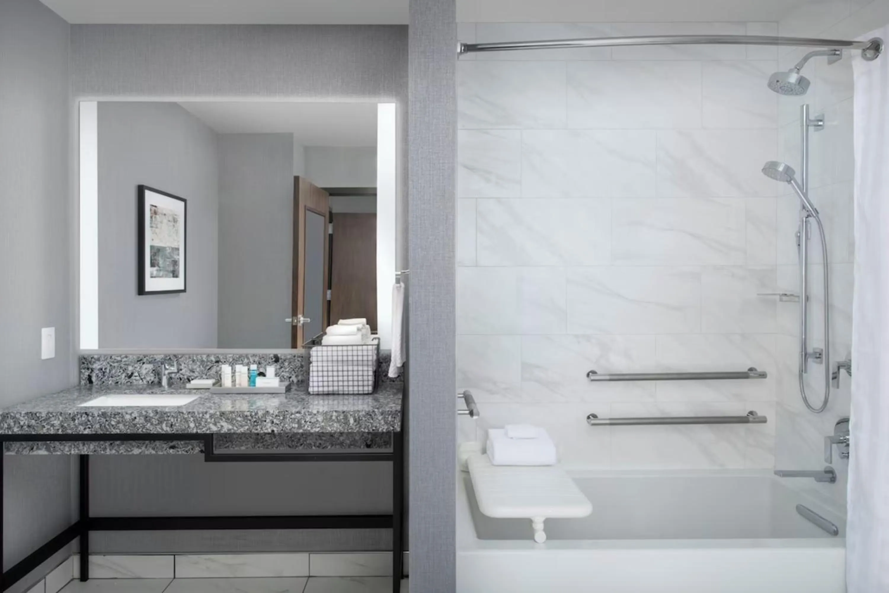 Bathroom in Embassy Suites By Hilton Knoxville Downtown