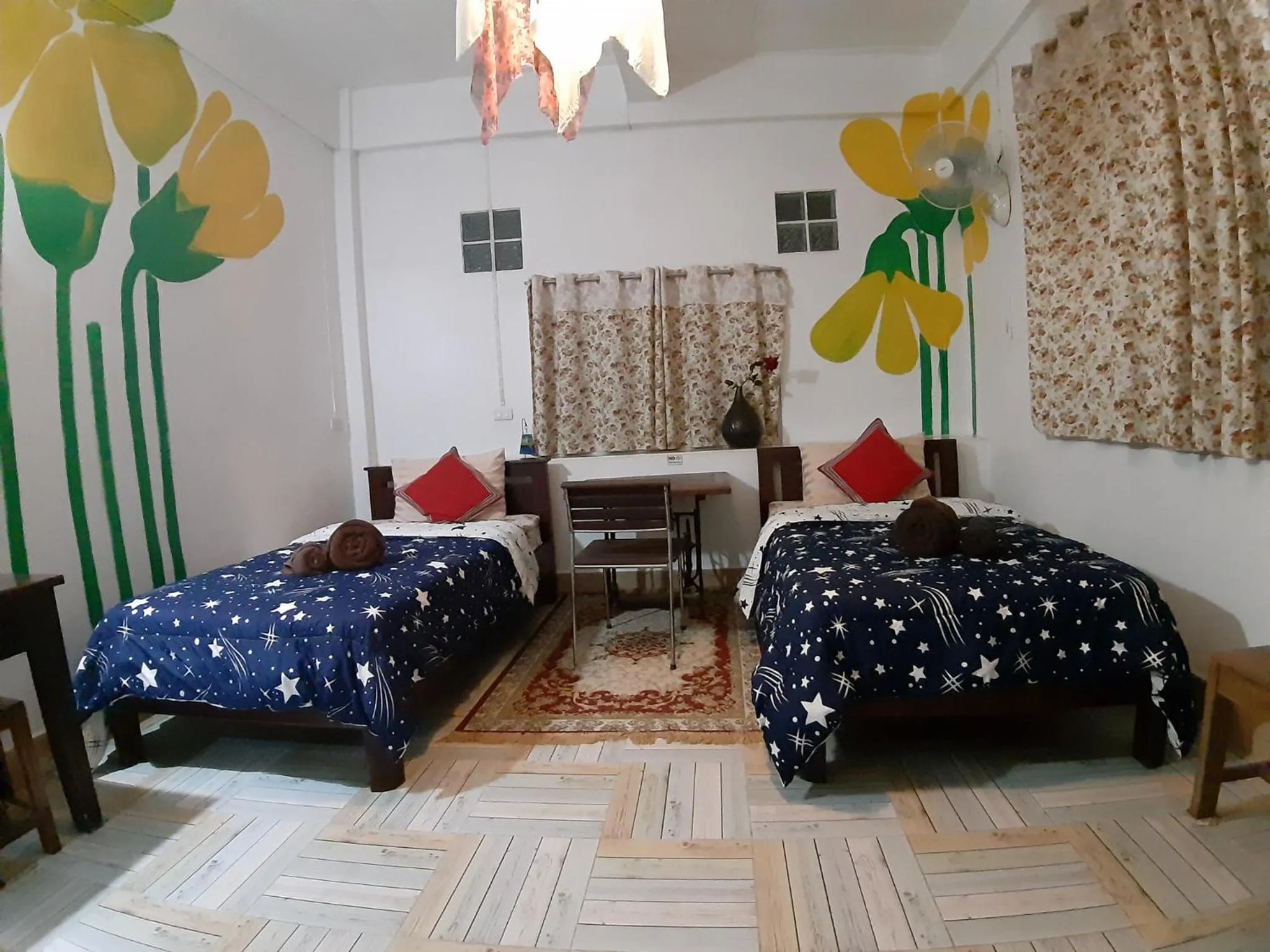 Bed in Banthorphan Resort