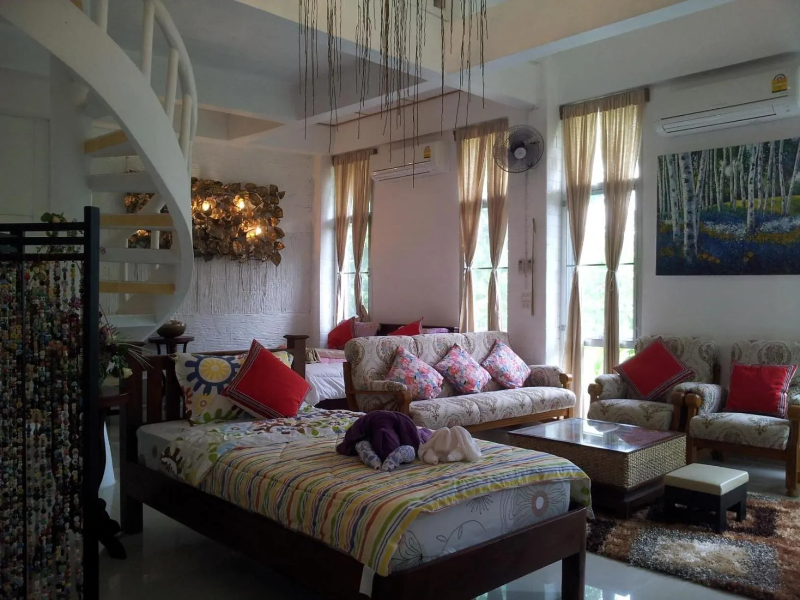 Bed in Banthorphan Resort