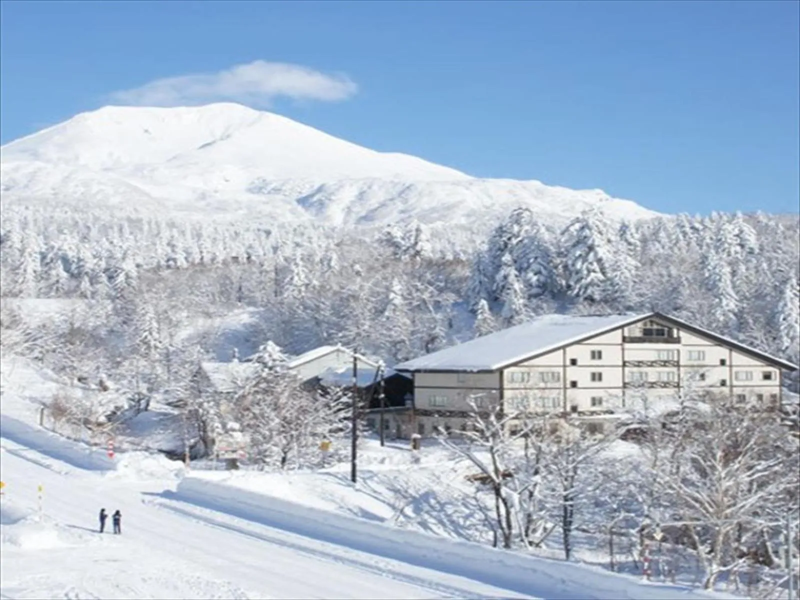 Mountain view in K's House Hokkaido - Asahidake Onsen Hostel