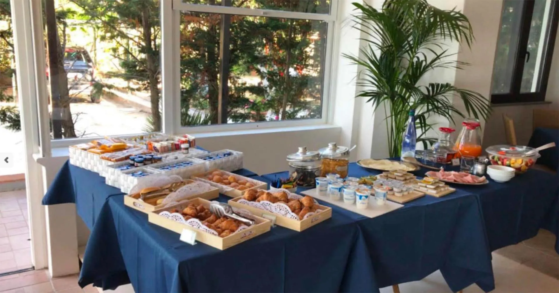 Food and drinks in Hotel la Conchiglia