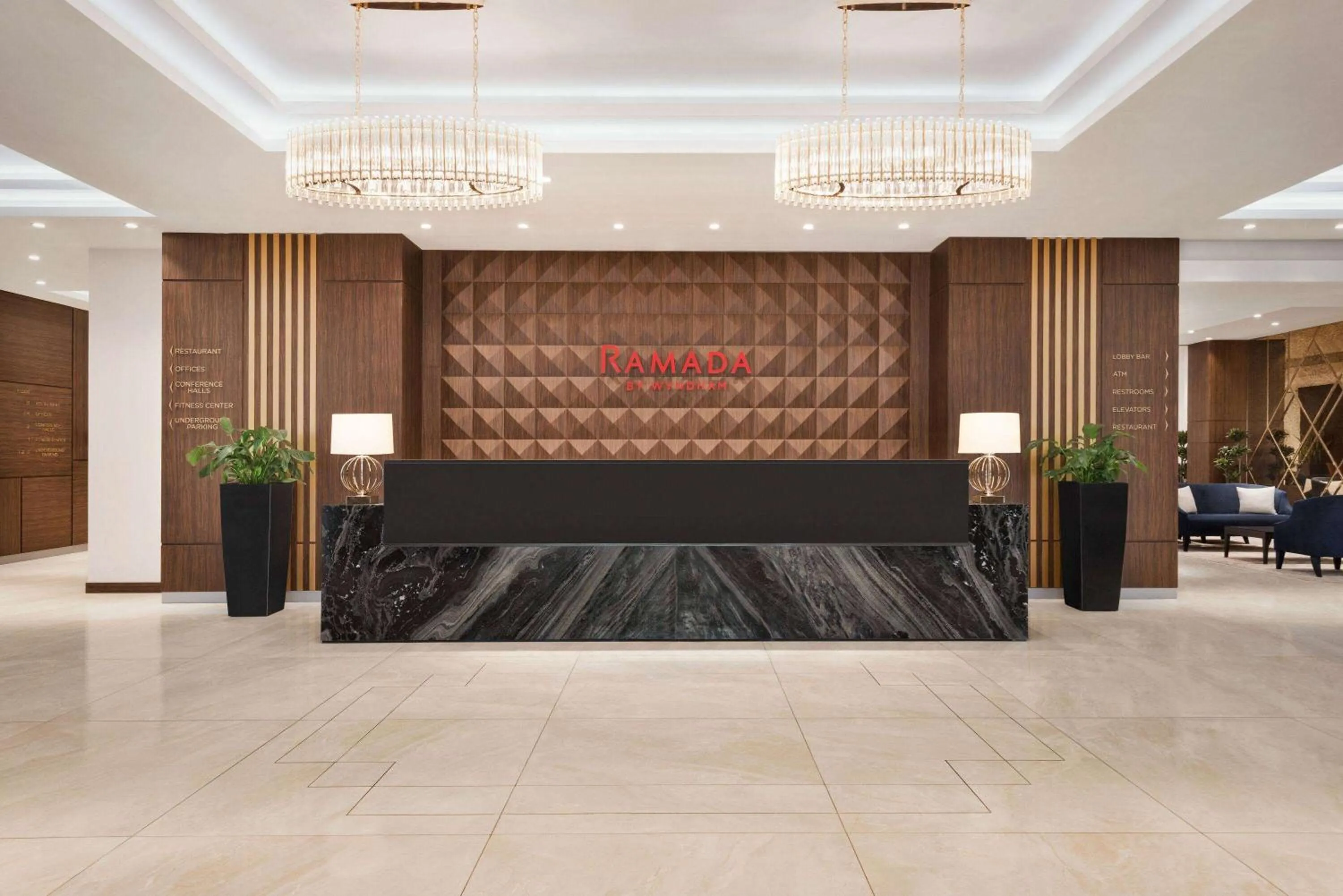 Lobby or reception in Ramada Hotel & Suites by Wyndham Yerevan