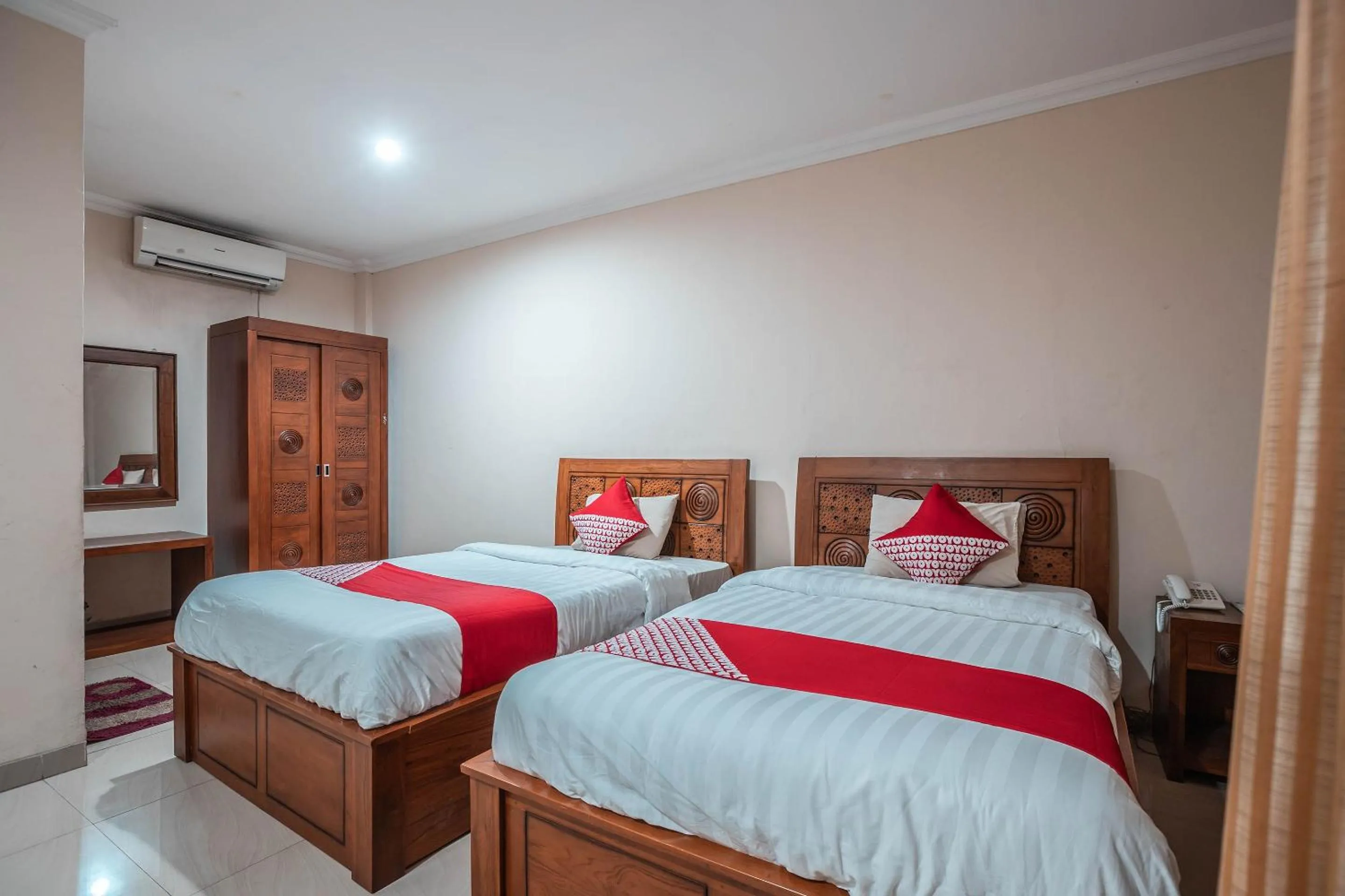 Bedroom, Bed in Hotel O Bunga Karang Hotel