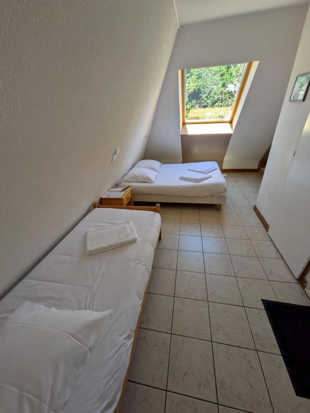 Bed in Auberge de Pra-Loup