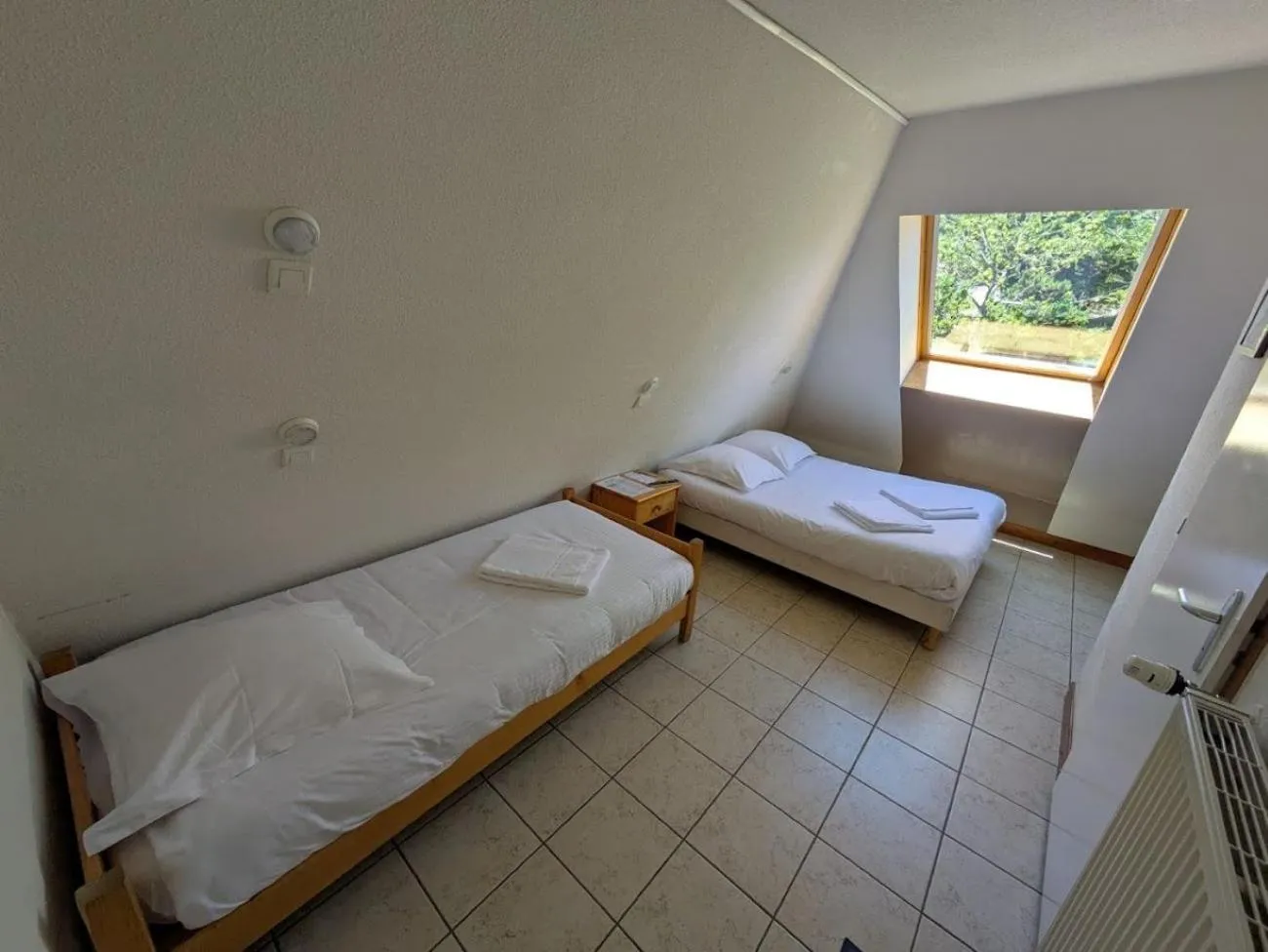 Bed in Auberge de Pra-Loup