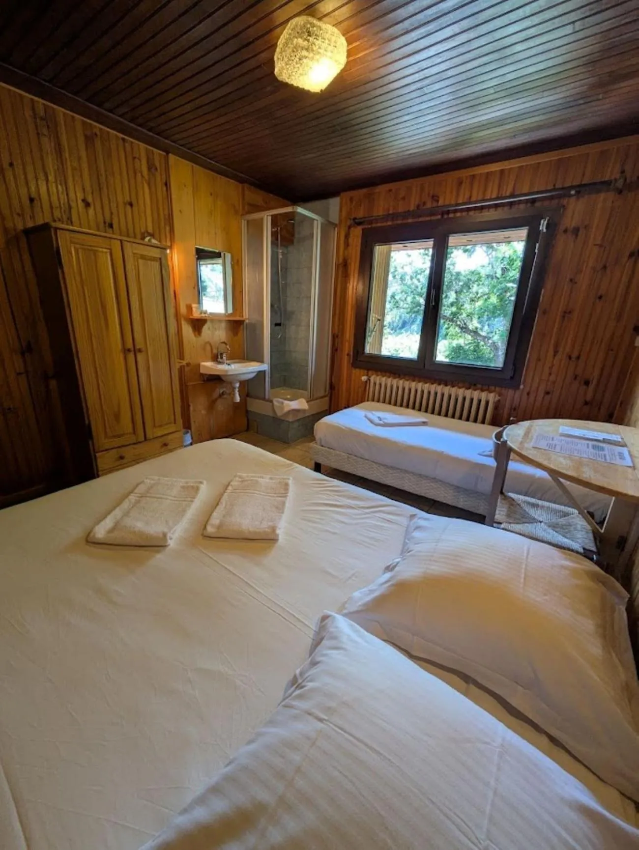 Bed in Auberge de Pra-Loup