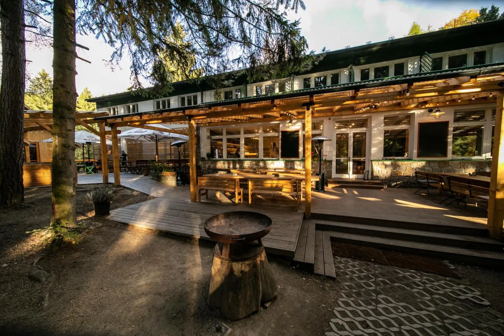 Property building in Hotel Kouty