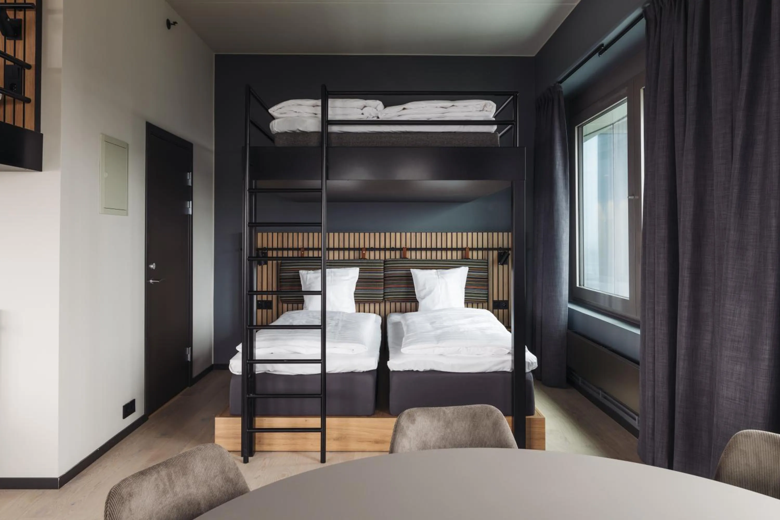 Bed in Comfort Hotel Arlanda Airport Terminal