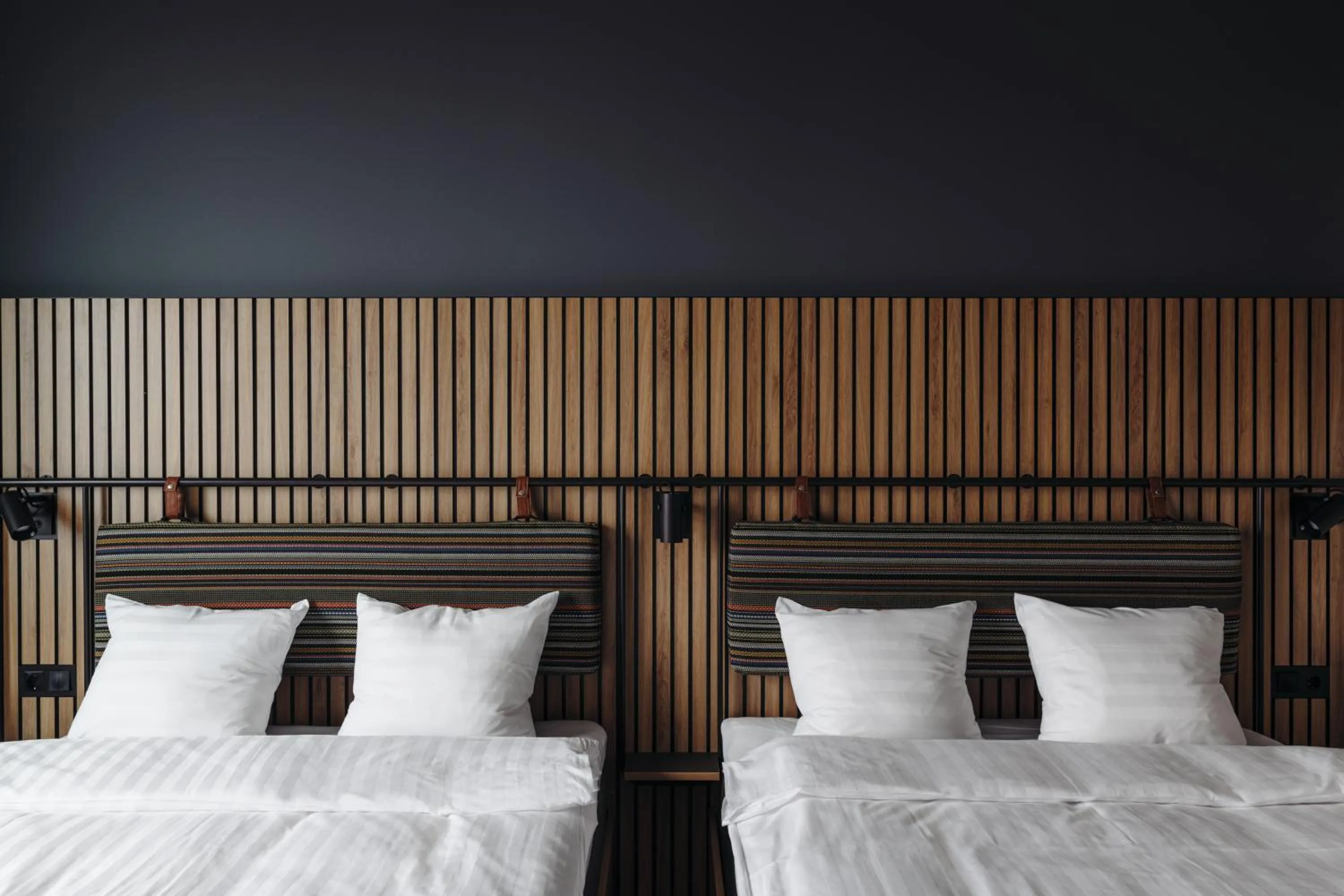 Bed in Comfort Hotel Arlanda Airport Terminal