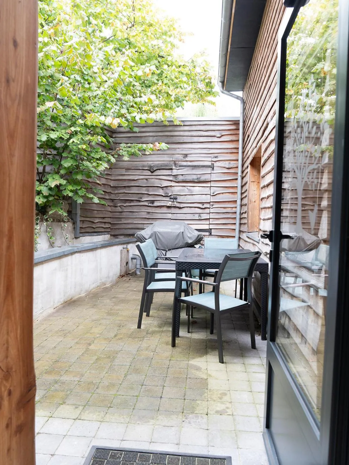 Patio in Les Bobos à la ferme