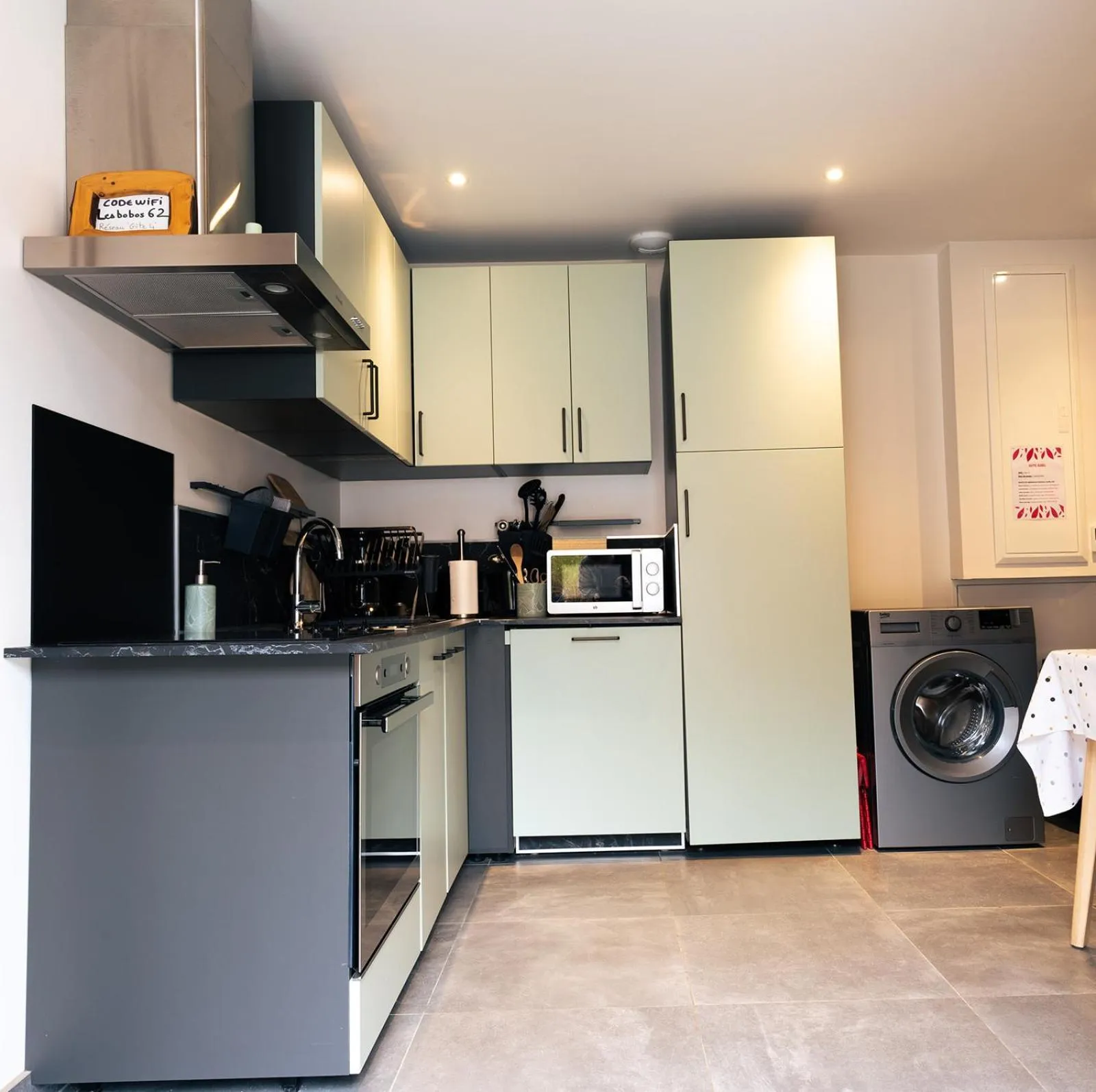 Kitchen or kitchenette in Les Bobos à la ferme