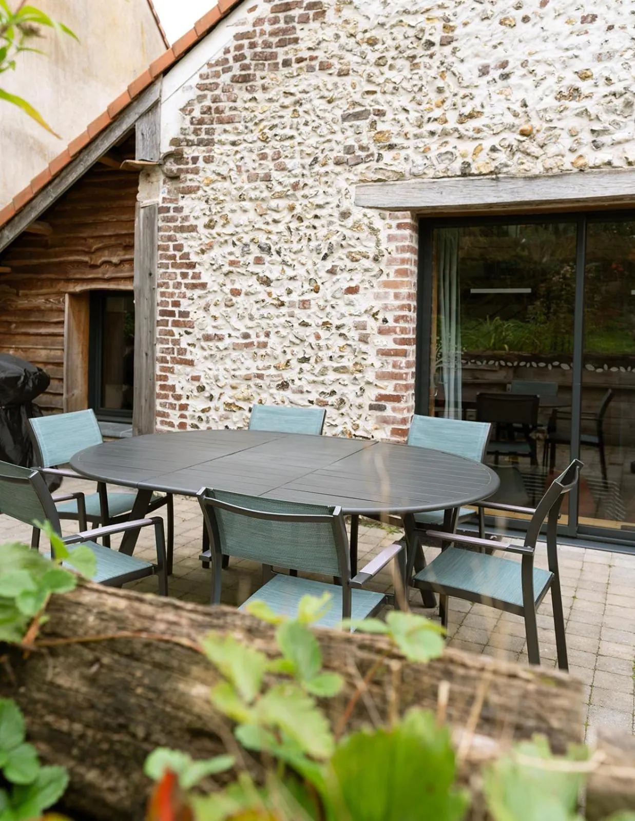 Patio in Les Bobos à la ferme