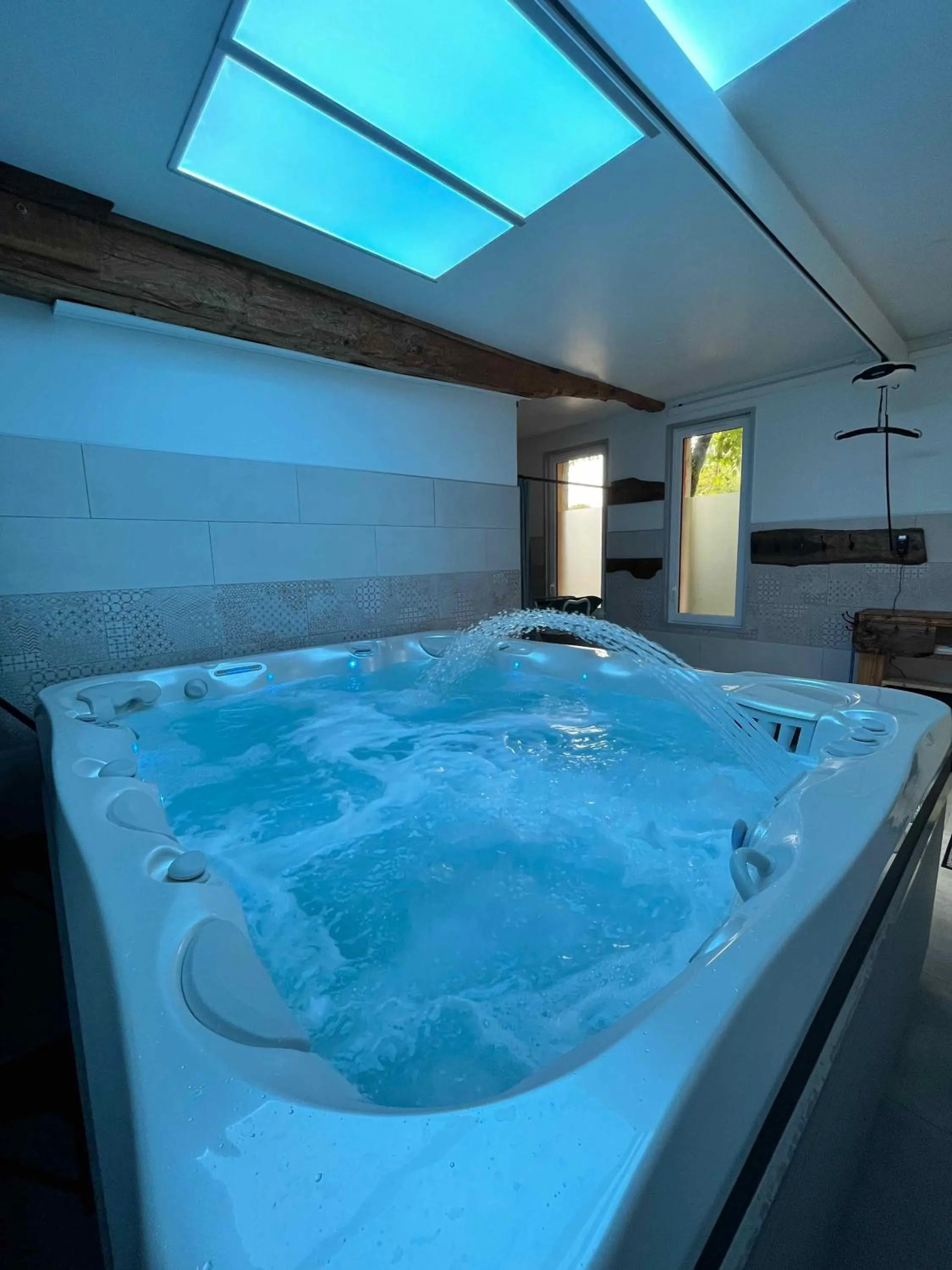 Hot Tub in Les Bobos à la ferme